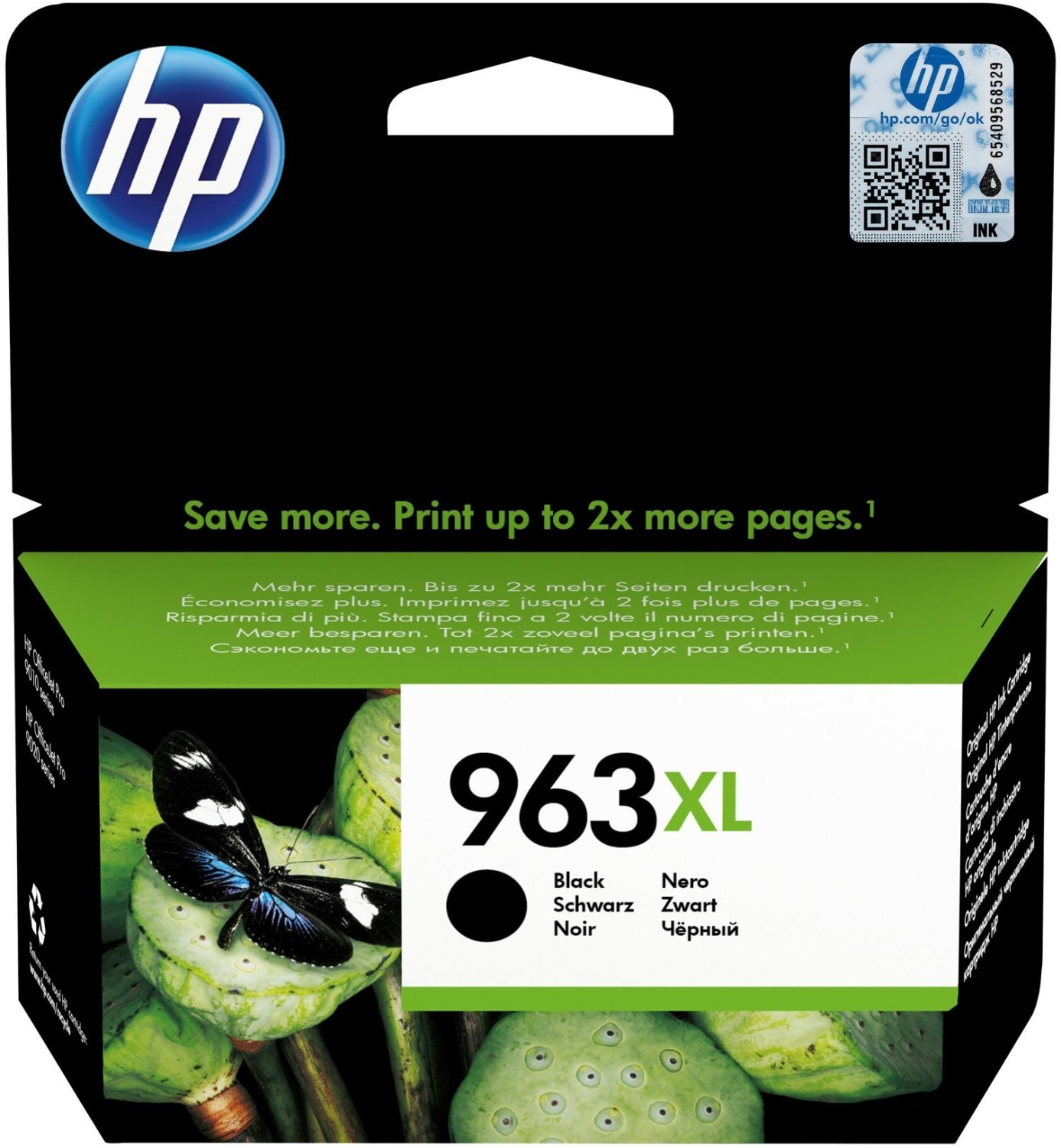 Tinte HP 963XL Schwarz 2.000 Seiten