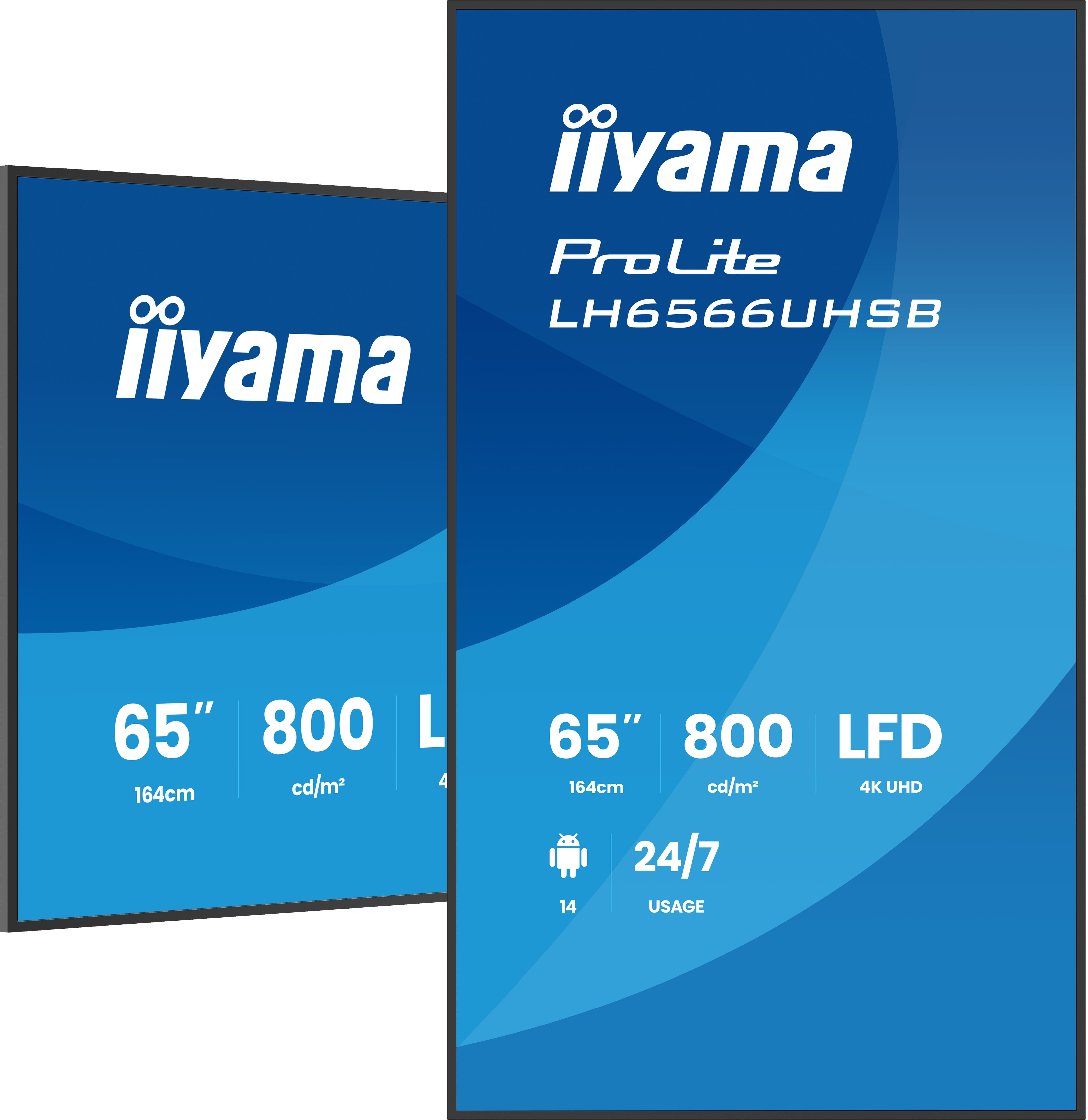Iiyama ProLite LH6566UHSB-B1AG | 65" | 4K | Indoor Display