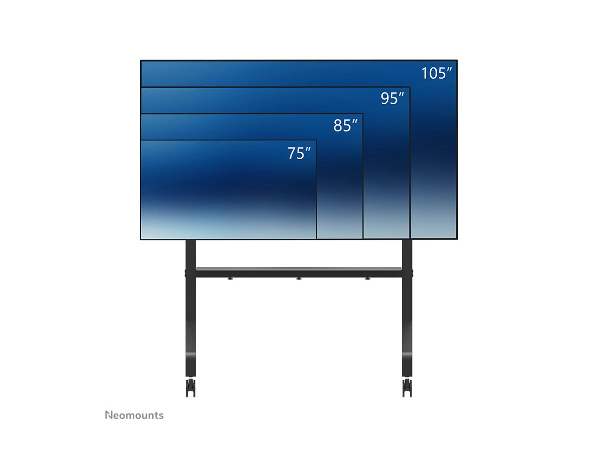 Neomounts FL50-575BL1 TV-Trolley 65-110" - schnelle Installation - TÜV Neomounts FL50-575BL1 TV-Trolley 65-110" - schnelle Installation - TÜV