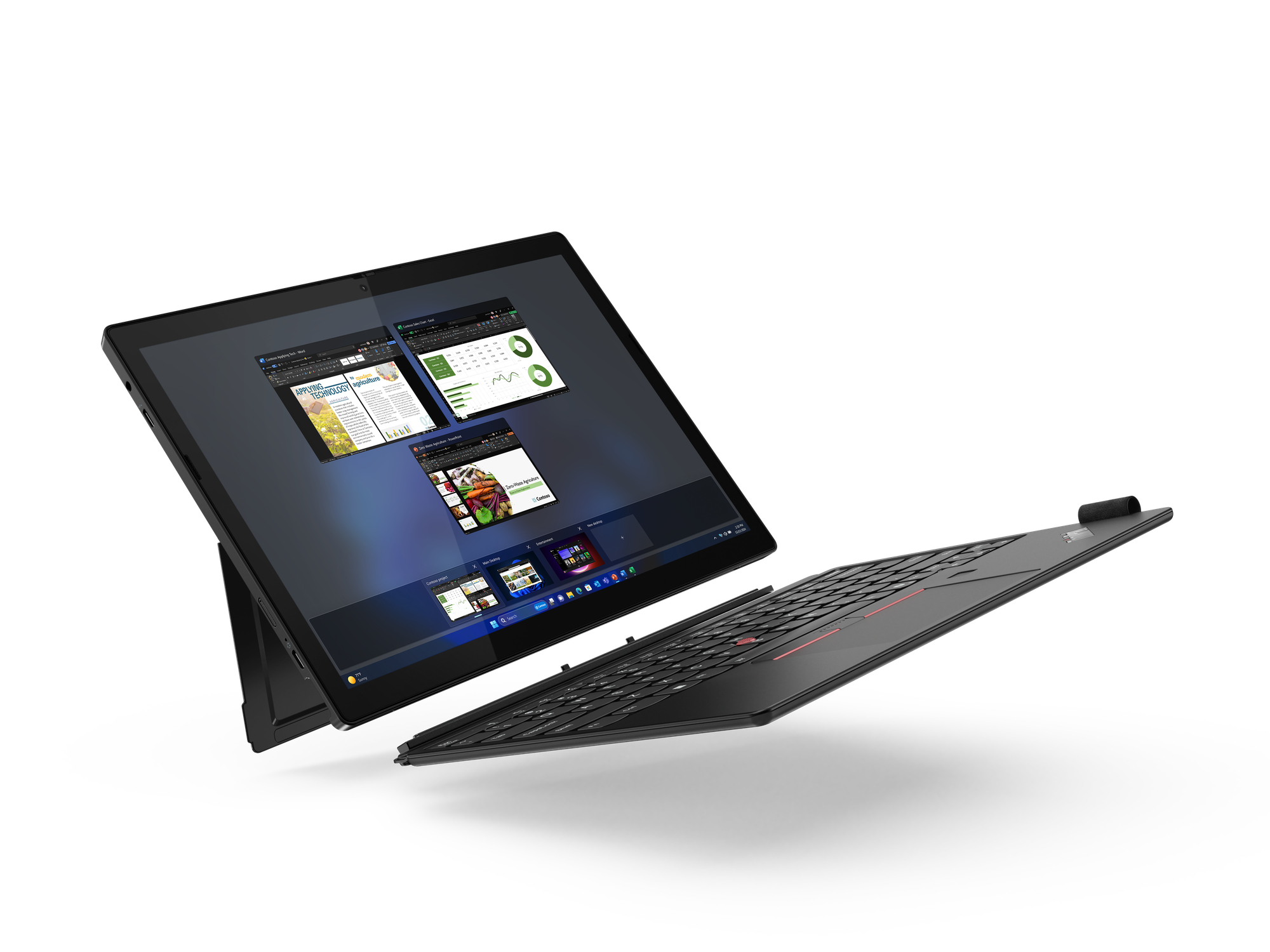 Lenovo ThinkPad X12 Detachable G2 | Meteor Lake | Ultra 5 134U vPro | 16GB RAM | 512GB SSD | Win 11 Pro  | 4G | Business Notebook | AI PC