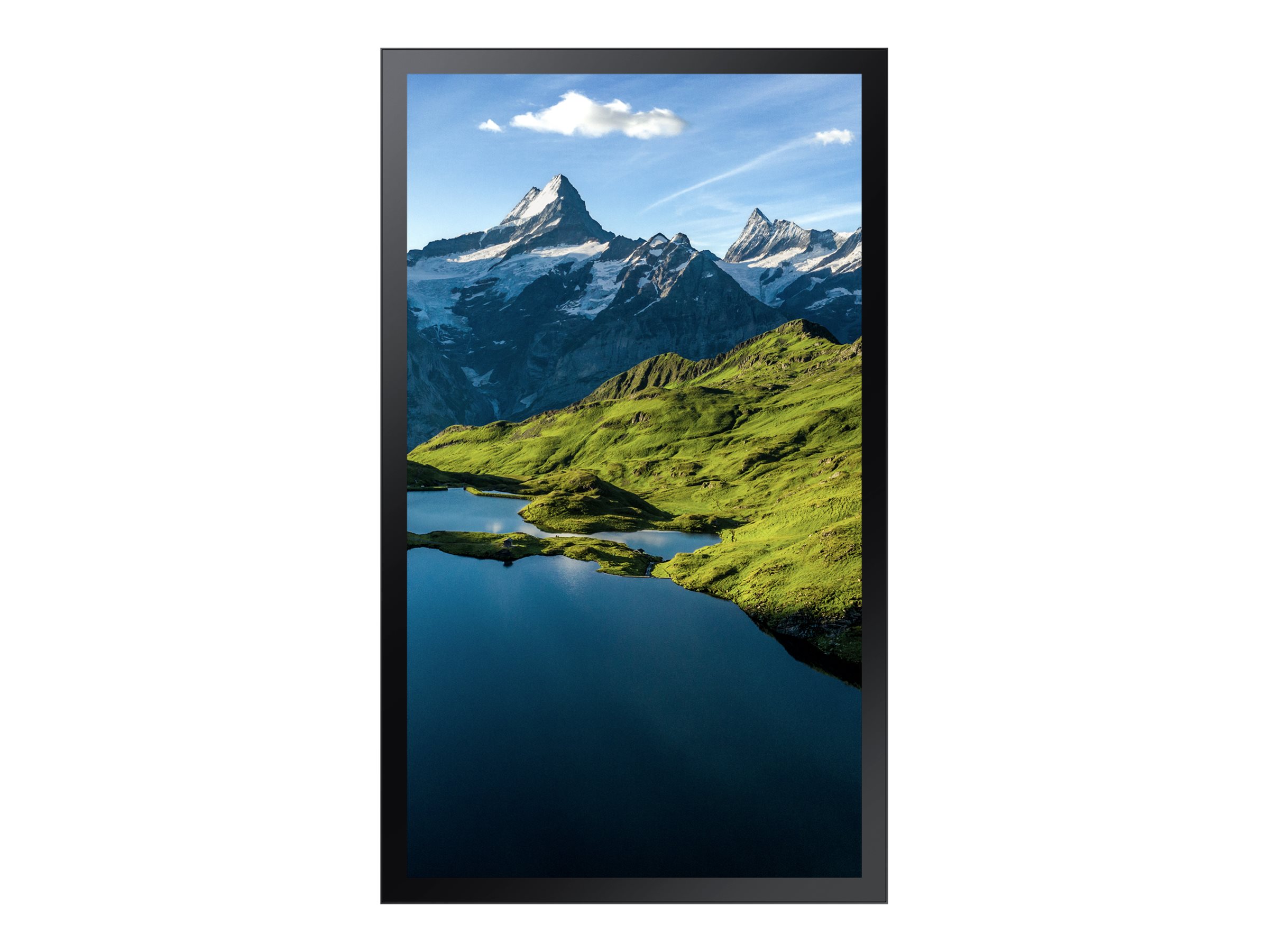 Komplettset Samsung OH75A | 75" (190cm) | UHD Outdoor Display inkl. Stele (Portrait)