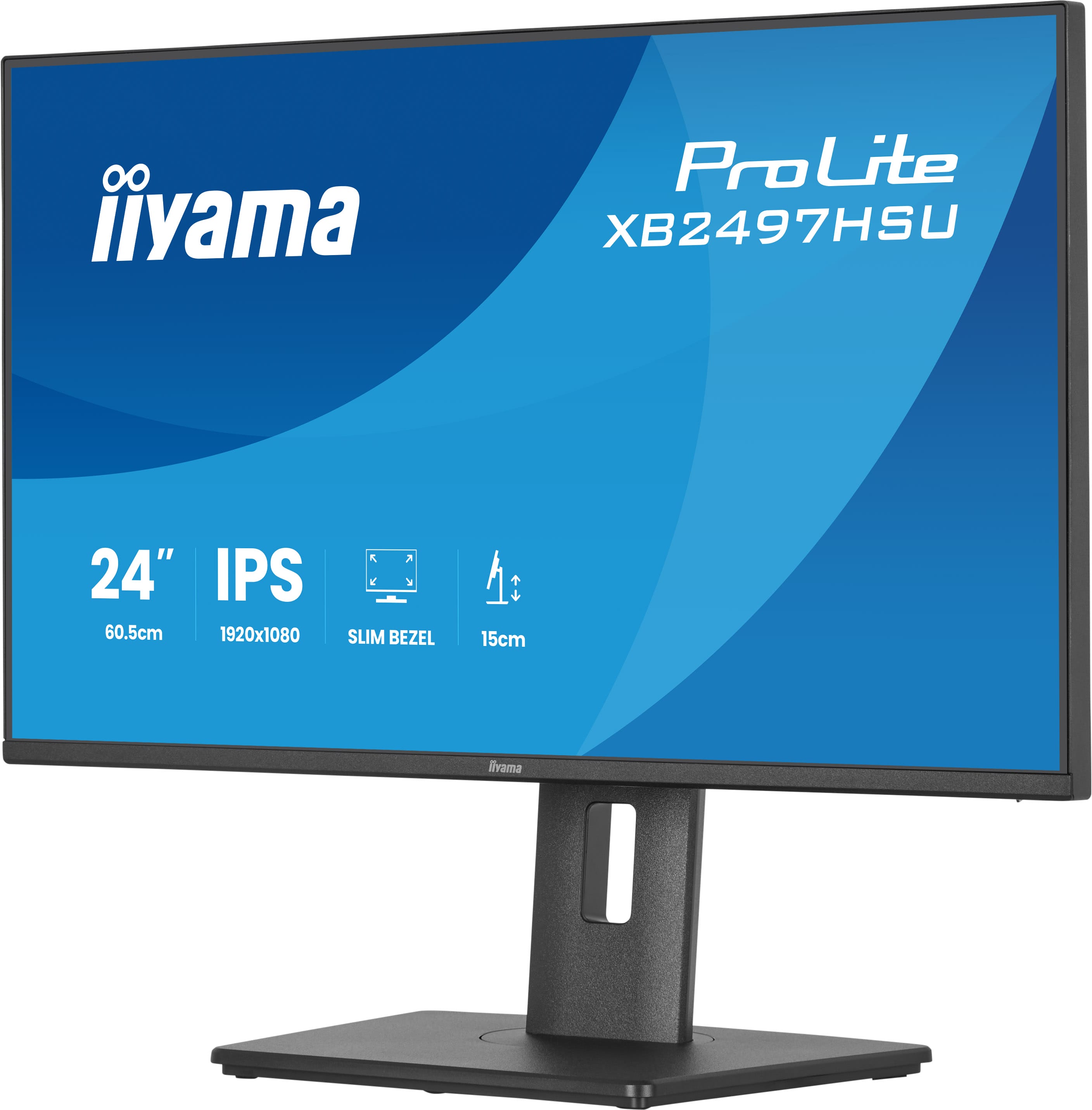 Iiyama ProLite XB2497HSU-B1 | Umweltbewusster 24" (60.5 cm) IPS-Monitor für moderne Arbeitsplätze