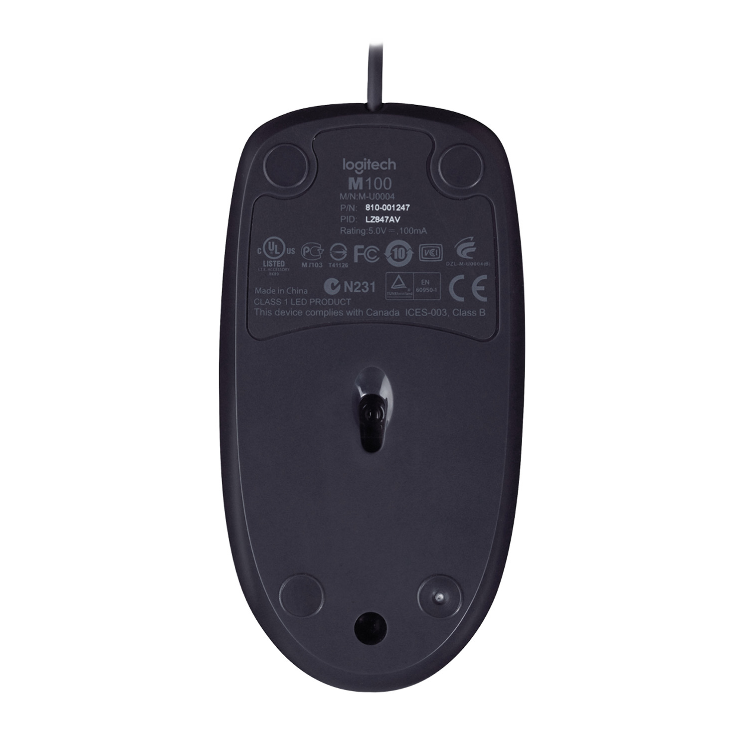 Maus Logitech B100