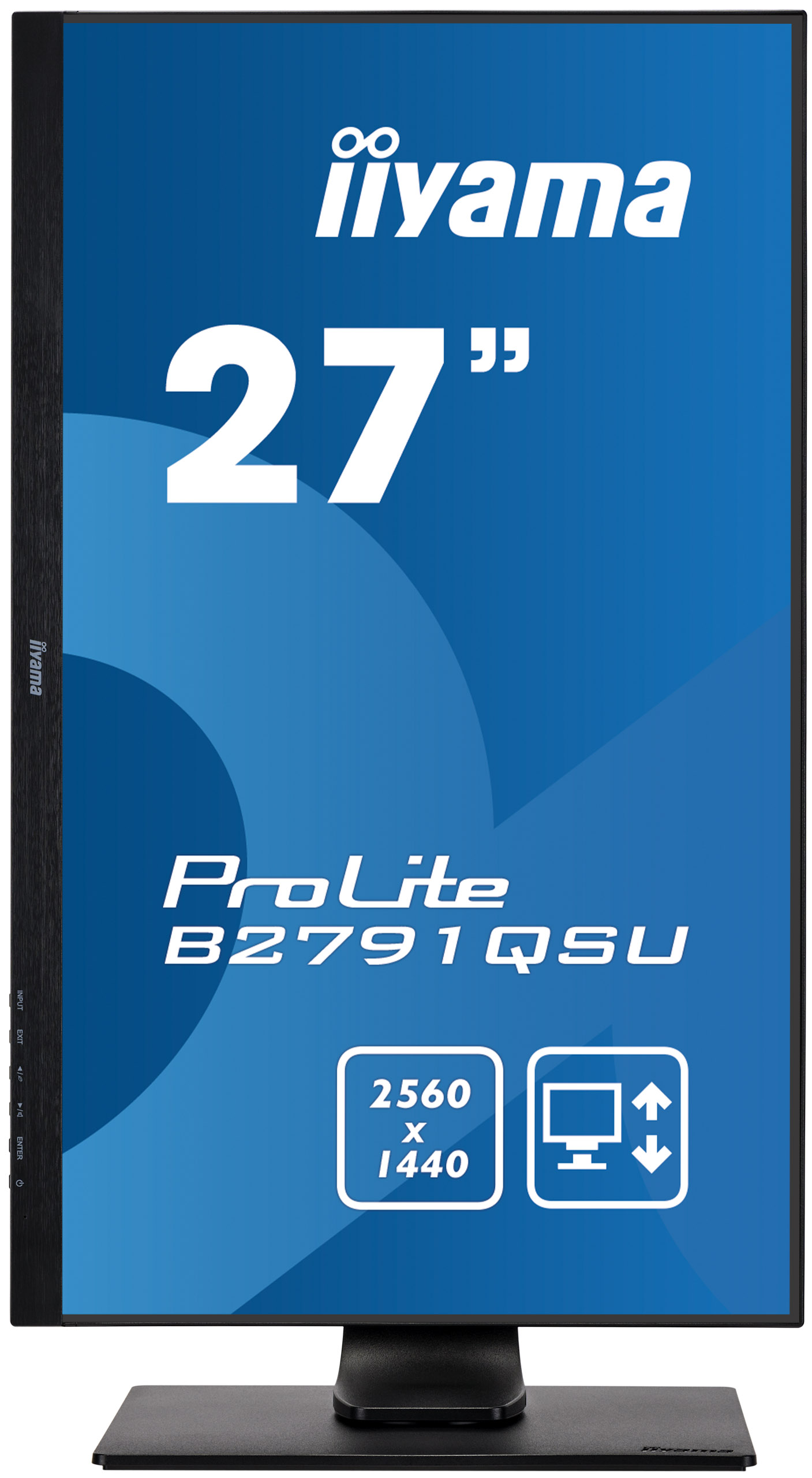 Iiyama ProLite B2791QSU-B1 | 27" (68,5cm) | WQHD-Monitor mit zusätzlichem Arbeitsbereich für mehr Flexibilität