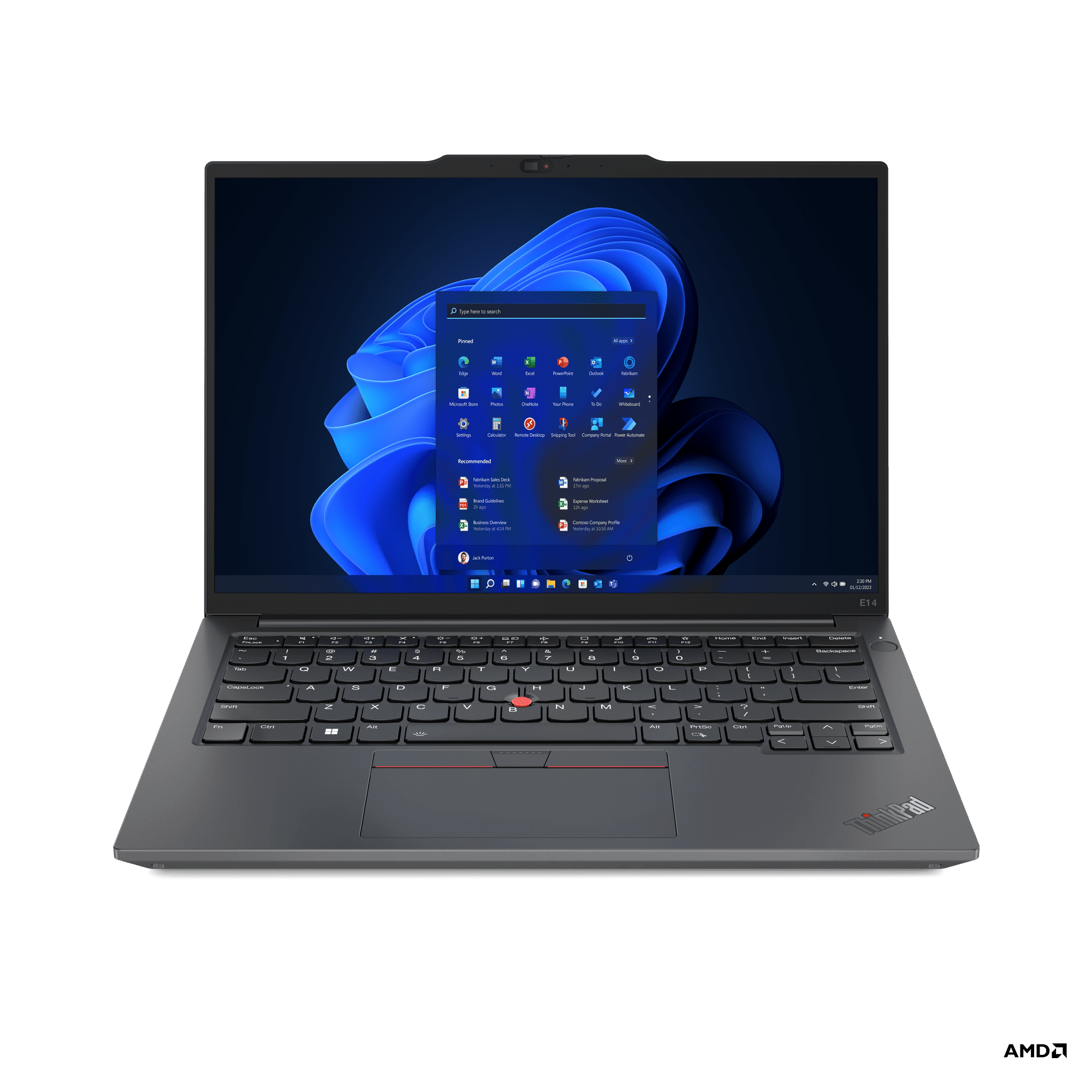 Lenovo ThinkPad E14 G5 | 14" IPS WUXGA | AMD Ryzen 5 7530U | 8GB DDR4 RAM | 256GB SSD | Windows 11 Pro | Business Notebook   