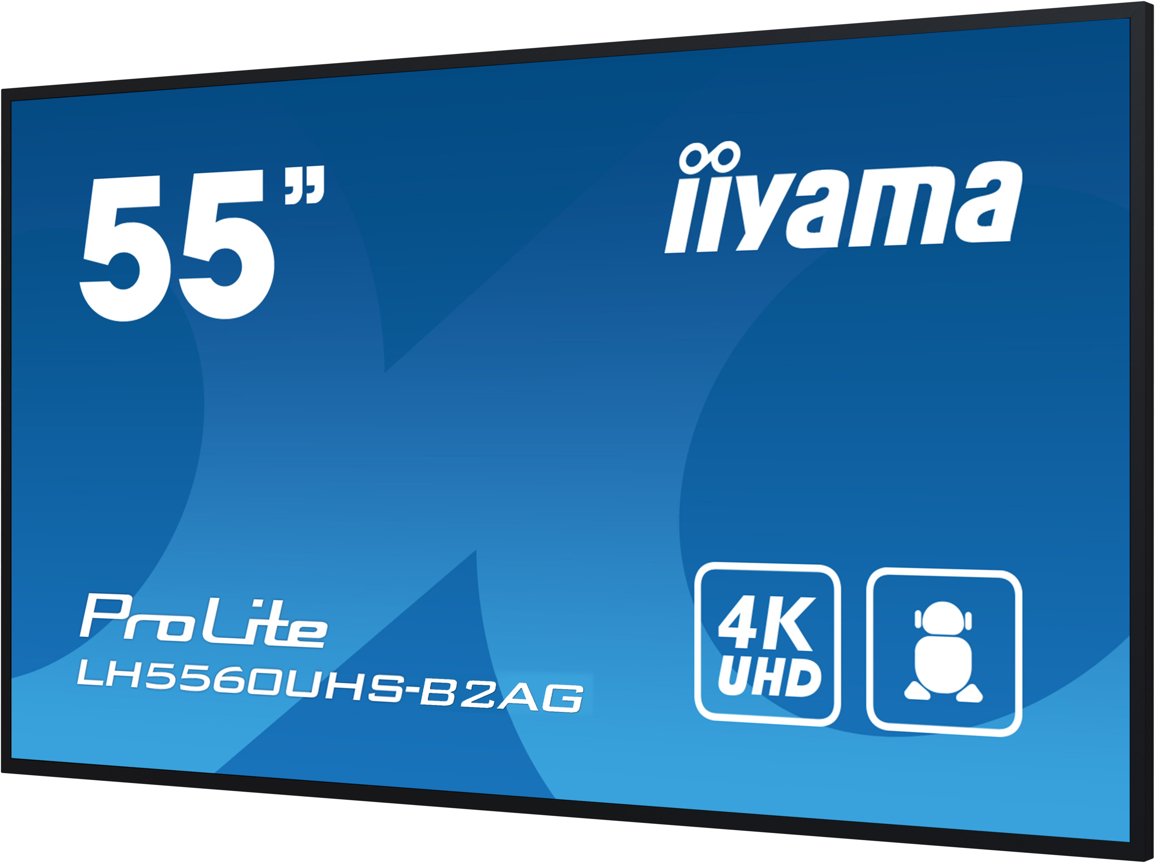 Iiyama ProLite LH5560UHS-B2AG | 55" SLIM 4K UHD Digital-Signage-Display mit Android 11, 24/7-Betrieb