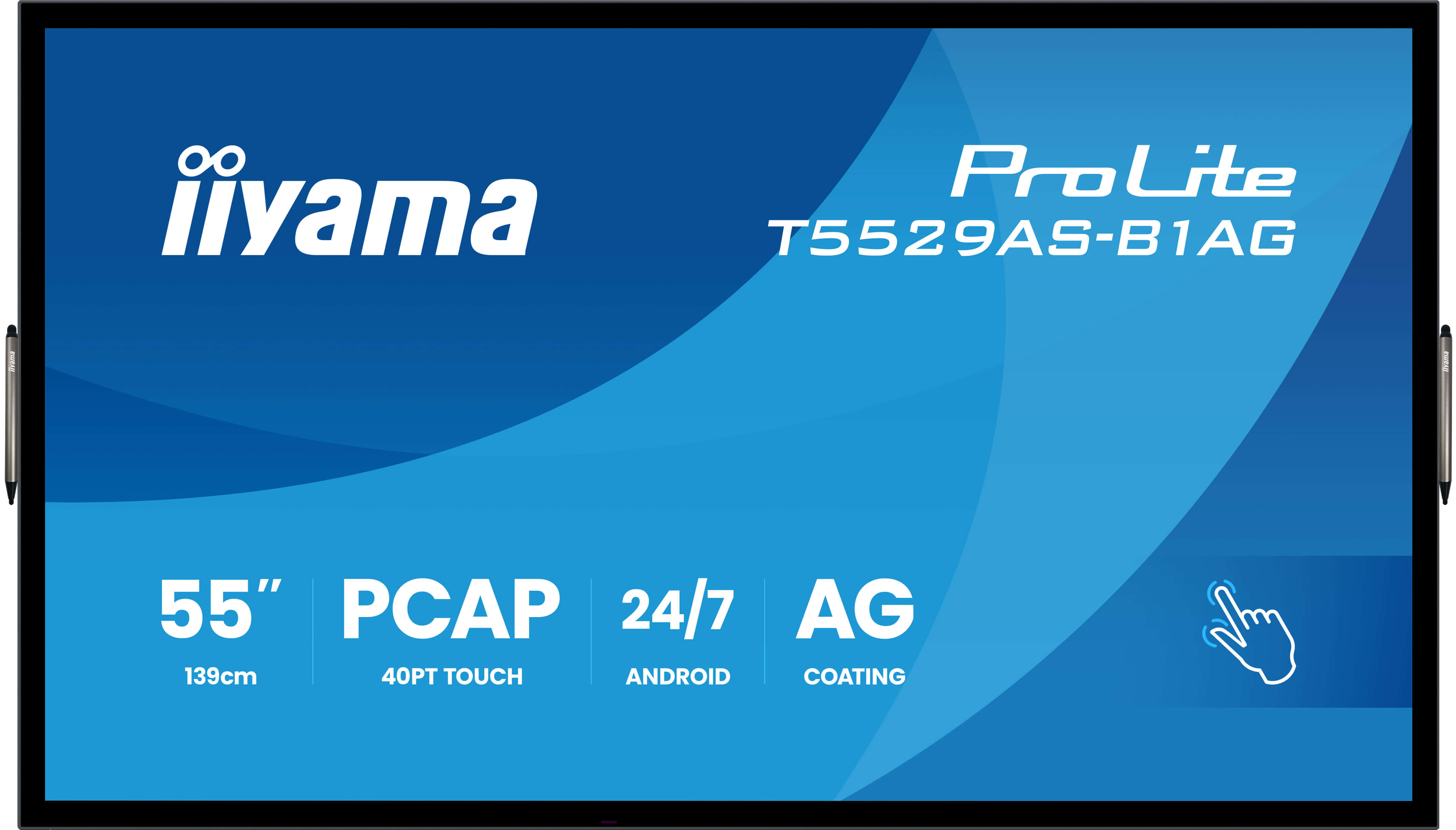 Iiyama ProLite T5529AS-B1AG | 55" Iiyama ProLite T5529AS-B1AG | 55"