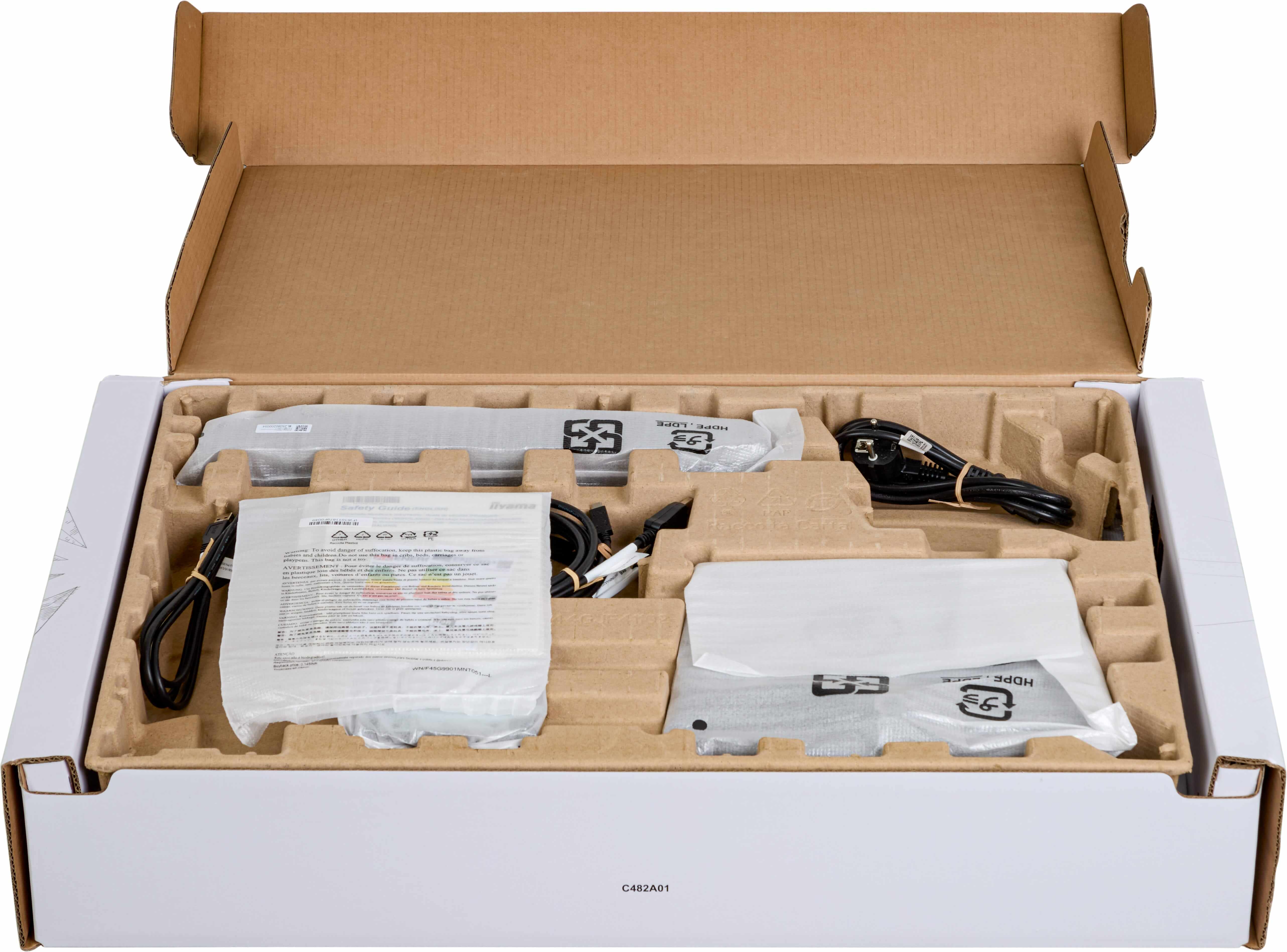 Iiyama ProGraphic HB3201UHSNP-B1 | 32" 4K Kreativmonitor – maximale Farbtreue, IPS Black 2.0, USB-C & KVM