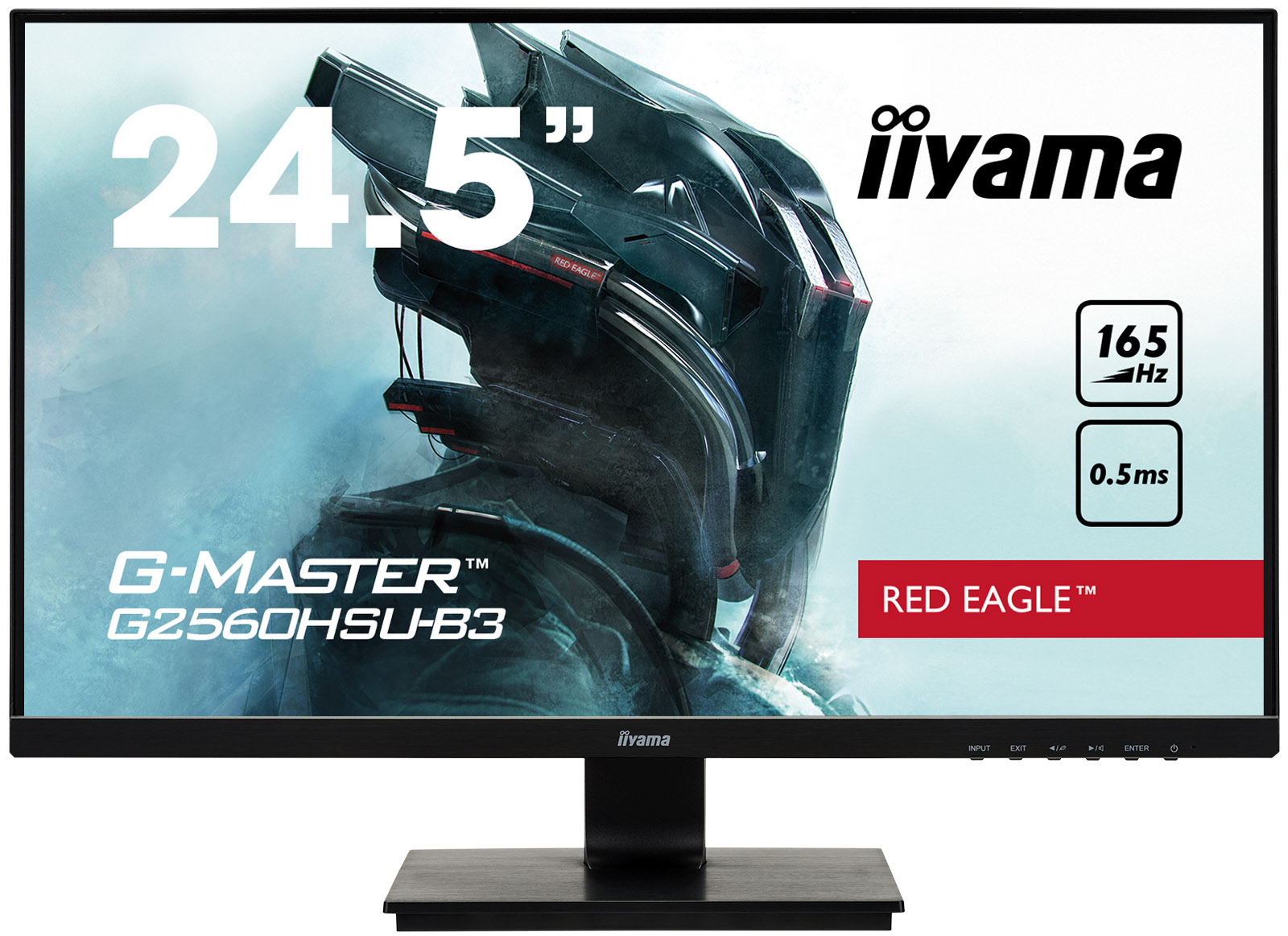 Iiyama G-MASTER G2560HSU-B3 RED EAGLE | 25" (62,2cm) | 165Hz | LED | Gaming Monitor