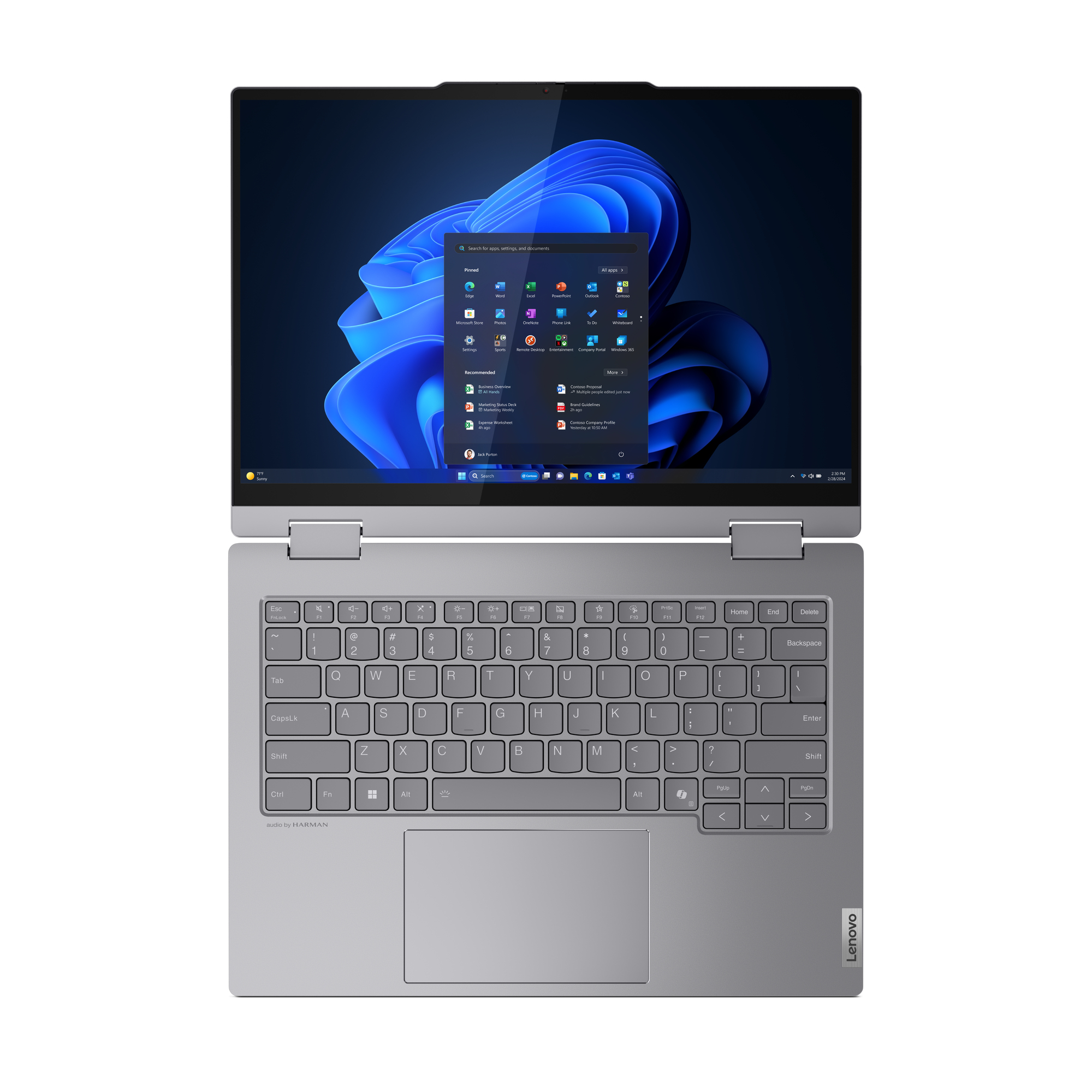 Lenovo ThinkBook-Serie | 14 2-in-1 G4 | 14.0" WUXGA | Ultra 7 155U | 16GB RAM | 512GB SSD | Win 11 Pro