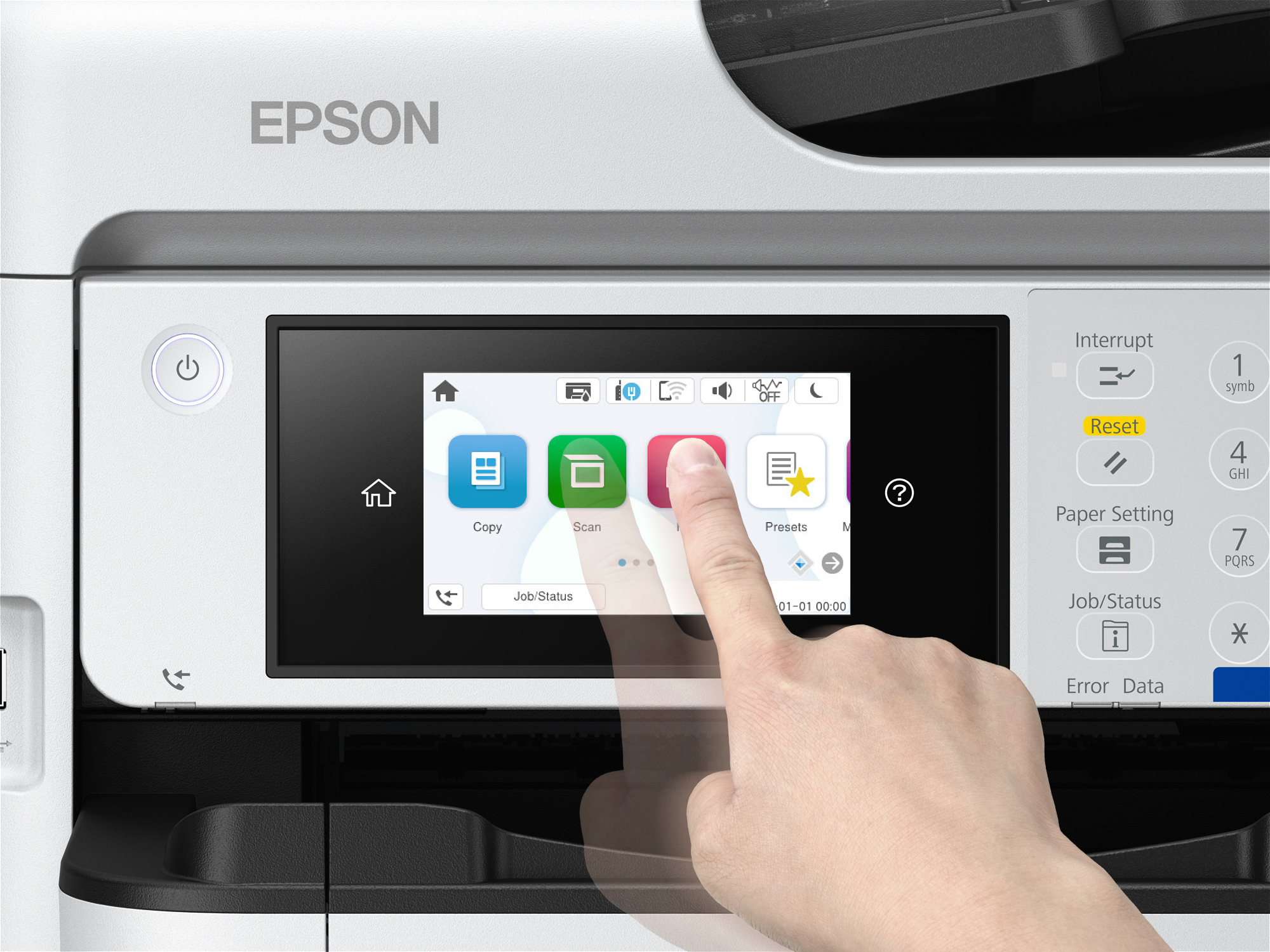 Epson Multifunktionsdrucker Tinte Farbe WorkForce Pro EM-C800RDWF
