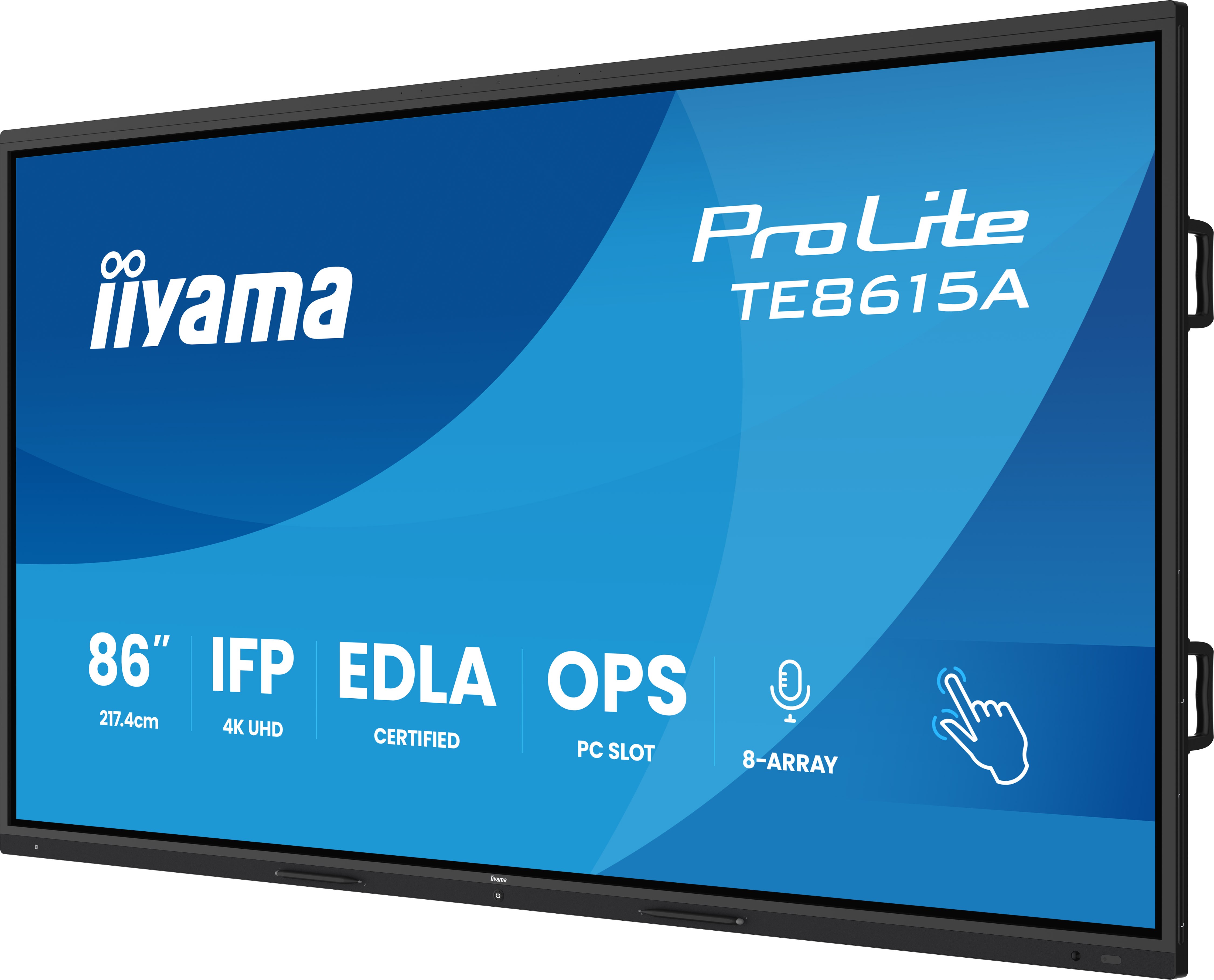 Iiyama ProLite TE8615A-B1AG | 86" 4K UHD Touchscreen Monitor mit Android 14, EDLA-Zertifizierung & WiFi 6 für Bildung & Konferenzräume Iiyama ProLite TE8615A-B1AG | 86" 4K UHD Touchscreen Monitor mit Android 14, EDLA-Zertifizierung & WiFi 6 für Bildung & Konferenzräume