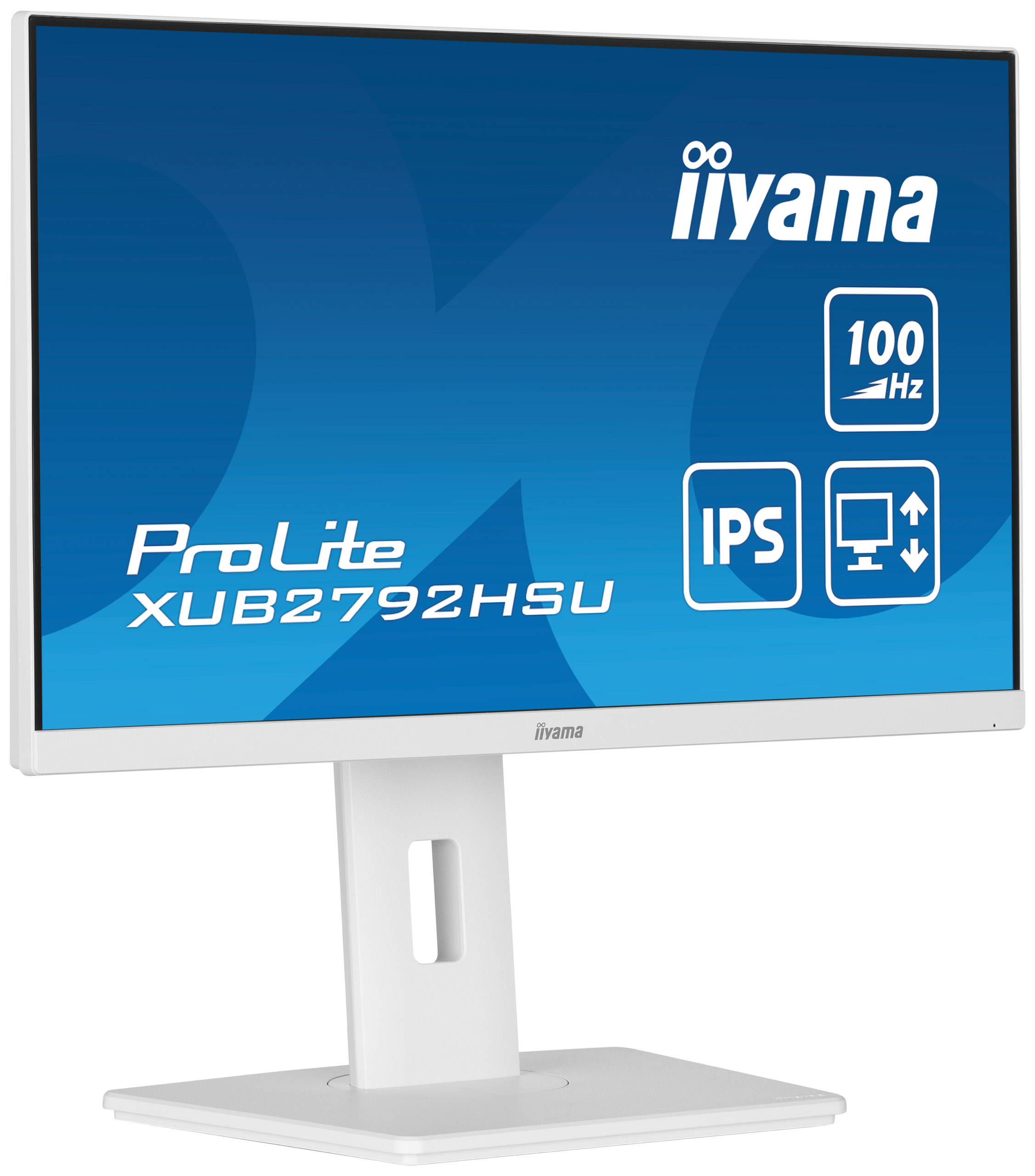 Iiyama ProLite XUB2792HSU-W6 | 27" + DS70-250WH1 Neomounts Monitor-Tischhalterung