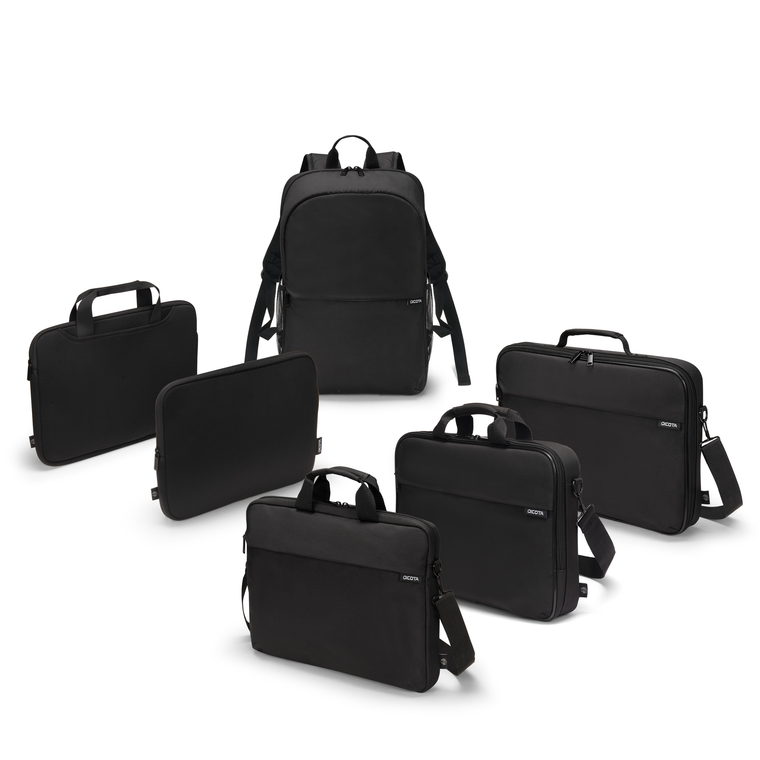 DICOTA ONE Slim - Notebook-Tasche - 35.8 cm - 13" - 14.1" - Schwarz