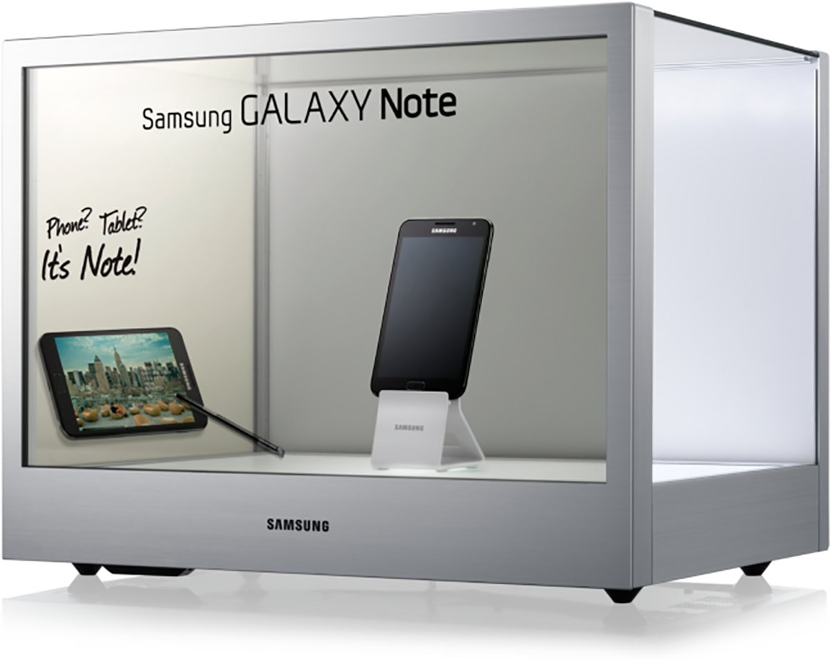 Samsung NL22B | 22" (55,9cm) | Schaukasten mit transparentem Display
