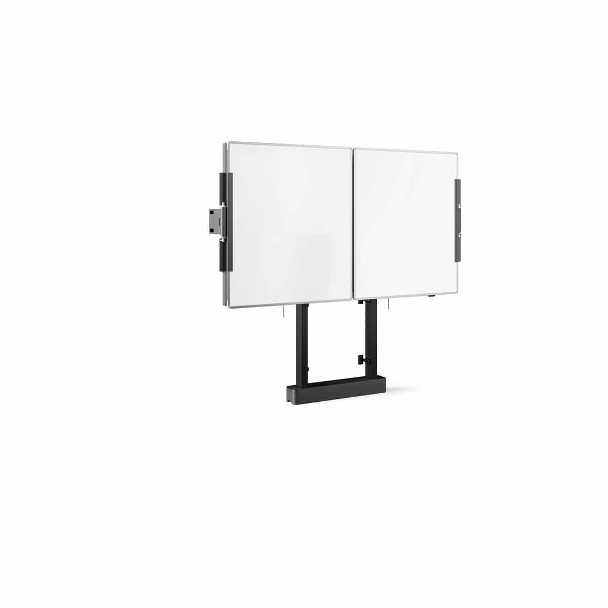 Vogels RISE A218 Whiteboard-Set 86" für motorbetriebenes RISE Display-Liftsystem, Boden-Wand-Lösung