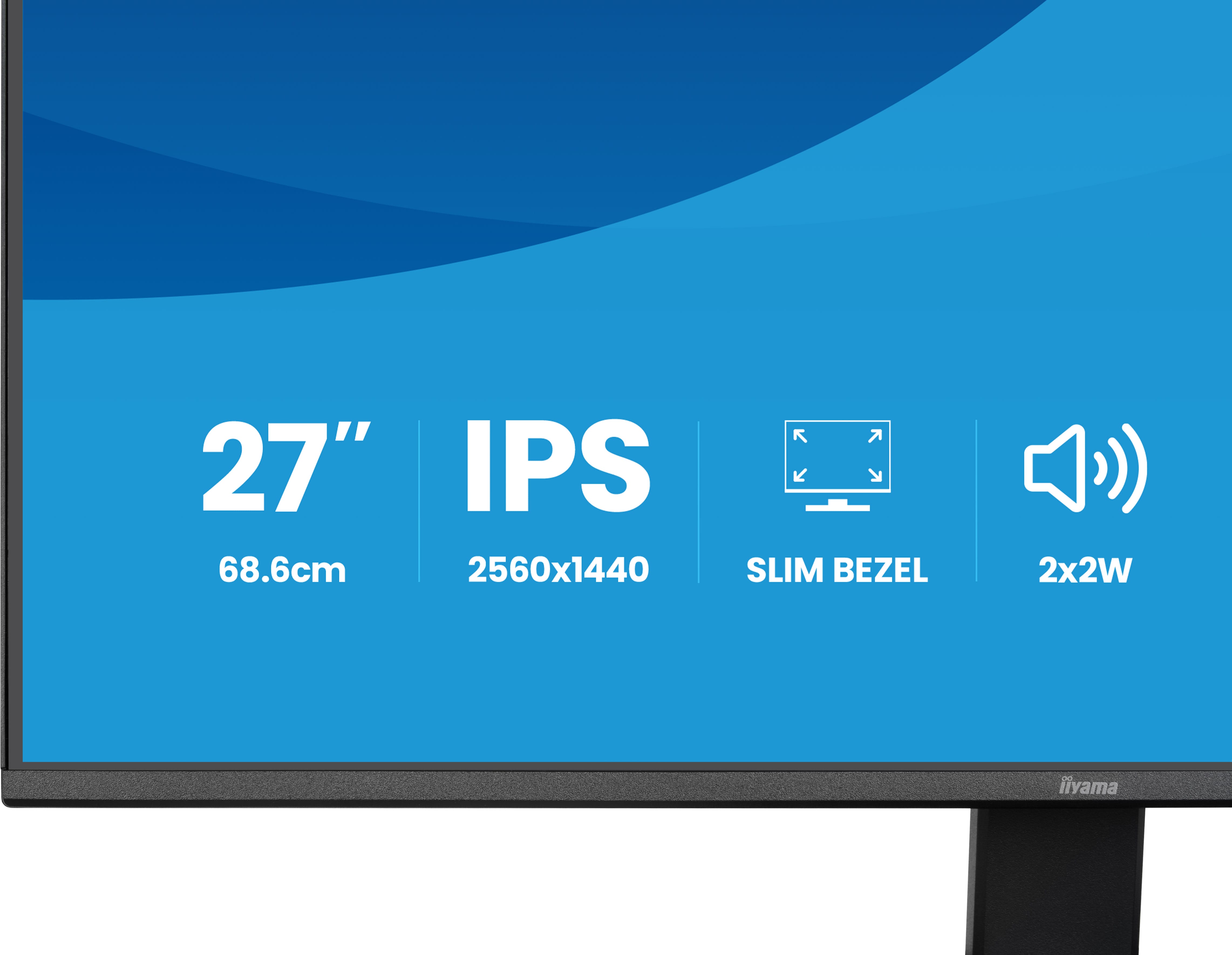 Iiyama ProLite X2791QS-B1 | 27" QHD IPS Monitor Slim Design für Office & Multitasking