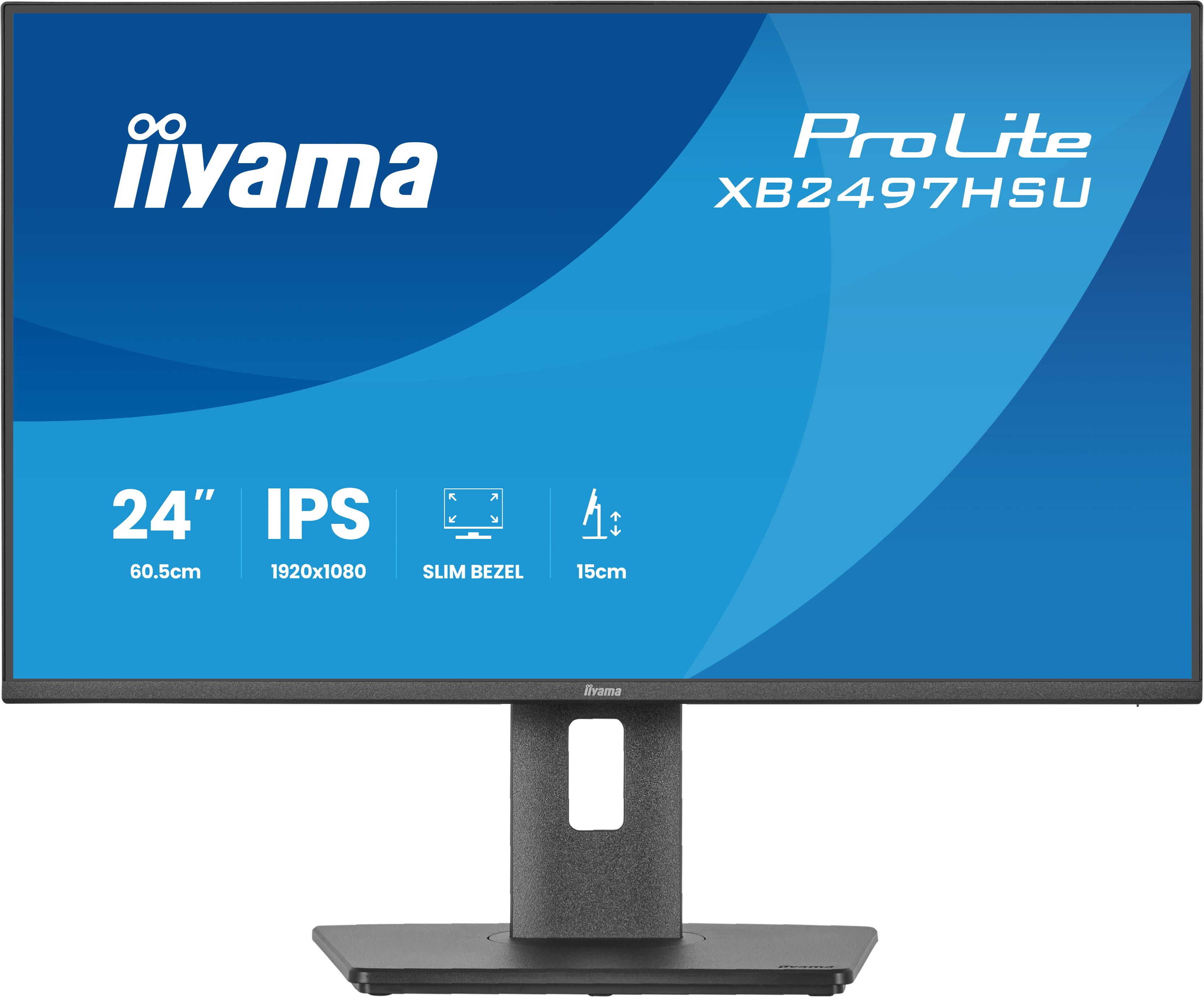 Iiyama ProLite XB2497HSU-B1 | Umweltbewusster 24" (60.5 cm) IPS-Monitor für moderne Arbeitsplätze