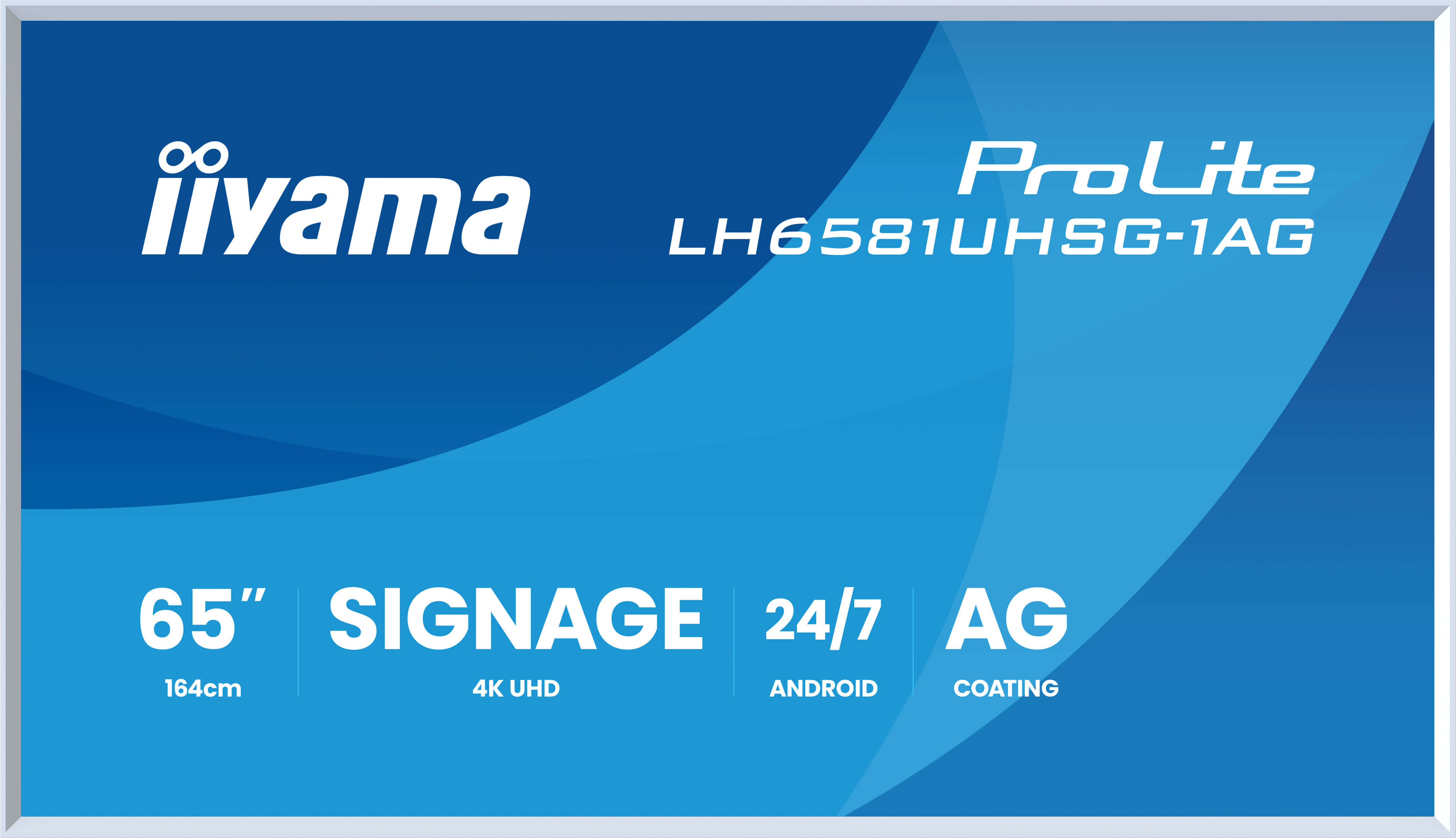 Iiyama ProLite LH6581UHSG-1AG | 65" 4K Digital Signage Display mit Stil und Flexibilität Iiyama ProLite LH6581UHSG-1AG | 65" 4K Digital Signage Display mit Stil und Flexibilität