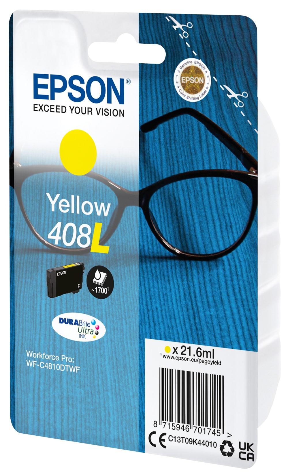 Tinte Epson 408L C13T09K44010 1.700 Seiten Gelb