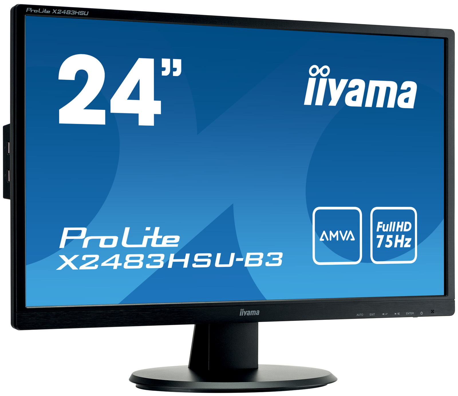 Iiyama ProLite X2483HSU-B3 | 23,8" (60,5cm) | High-End AMVA Panel Monitor