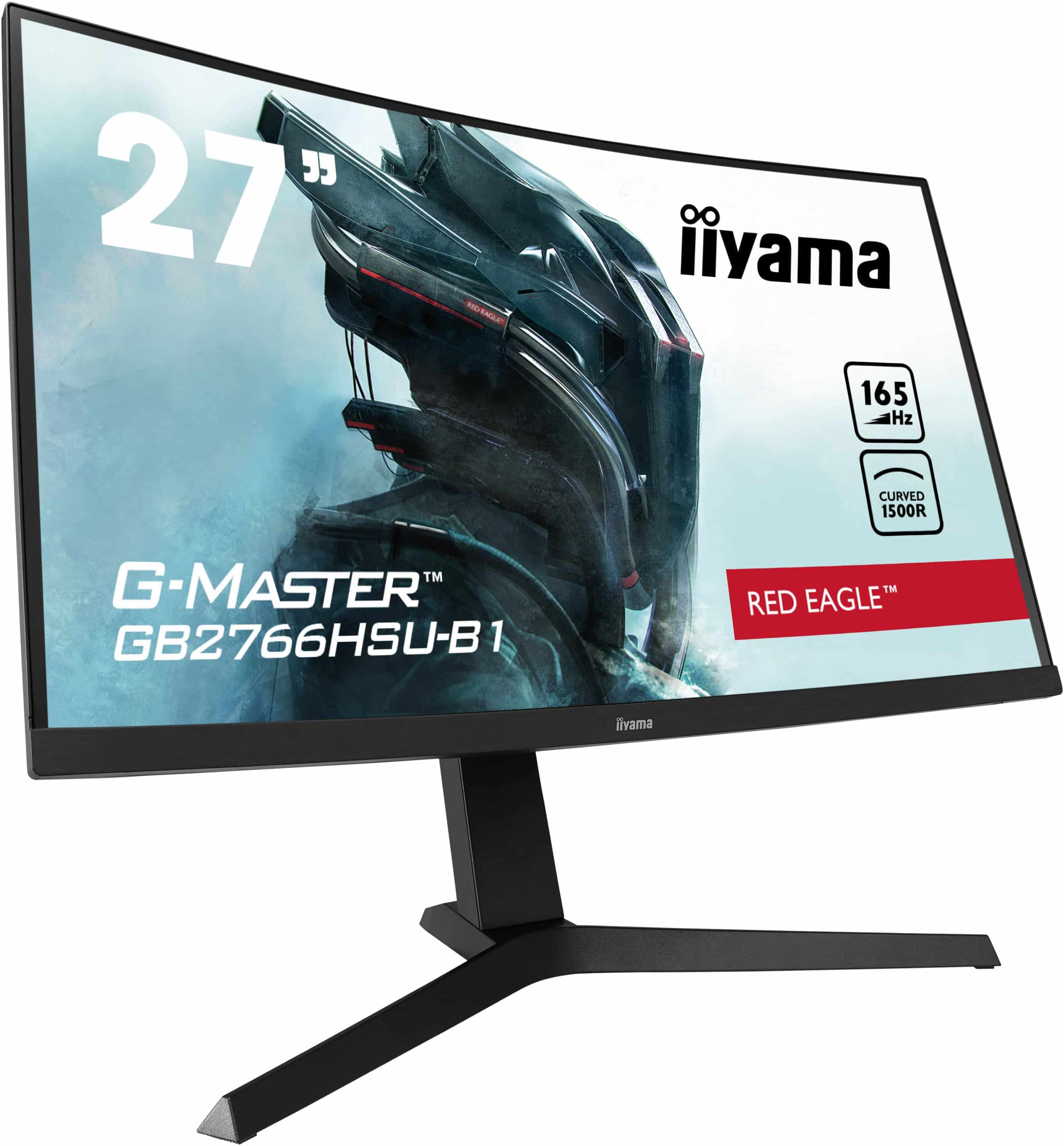 Iiyama G-MASTER GB2766HSU-B1 RED EAGLE | 27" | Full HD | 165Hz | Curved-Gaming-Monitor