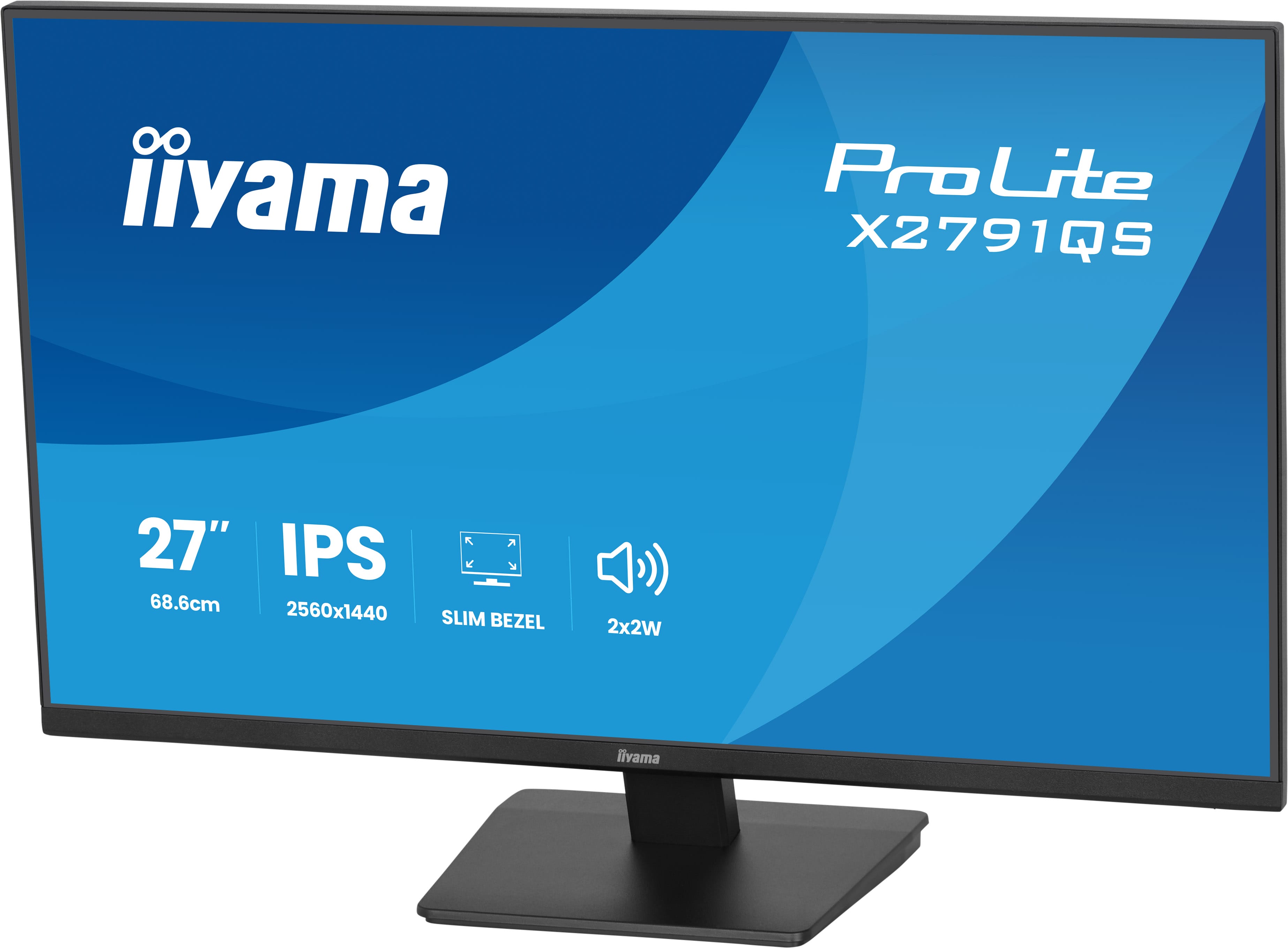 Iiyama ProLite X2791QS-B1 | 27" QHD IPS Monitor Slim Design für Office & Multitasking