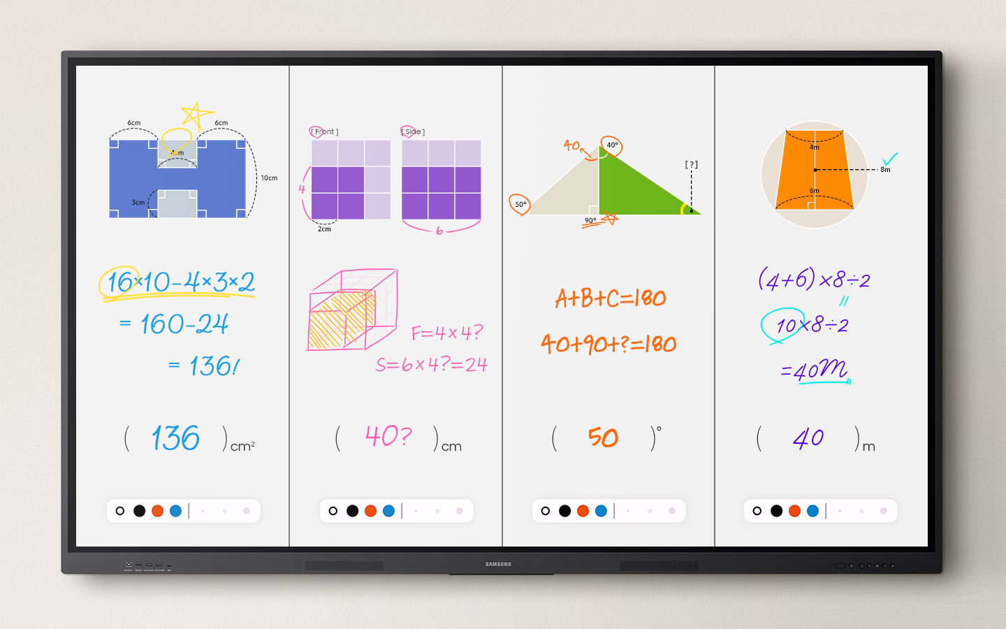 Samsung WA65F | 65 Zoll | 4K UHD | 3840 x 2160 Pixel | 16/7 Display