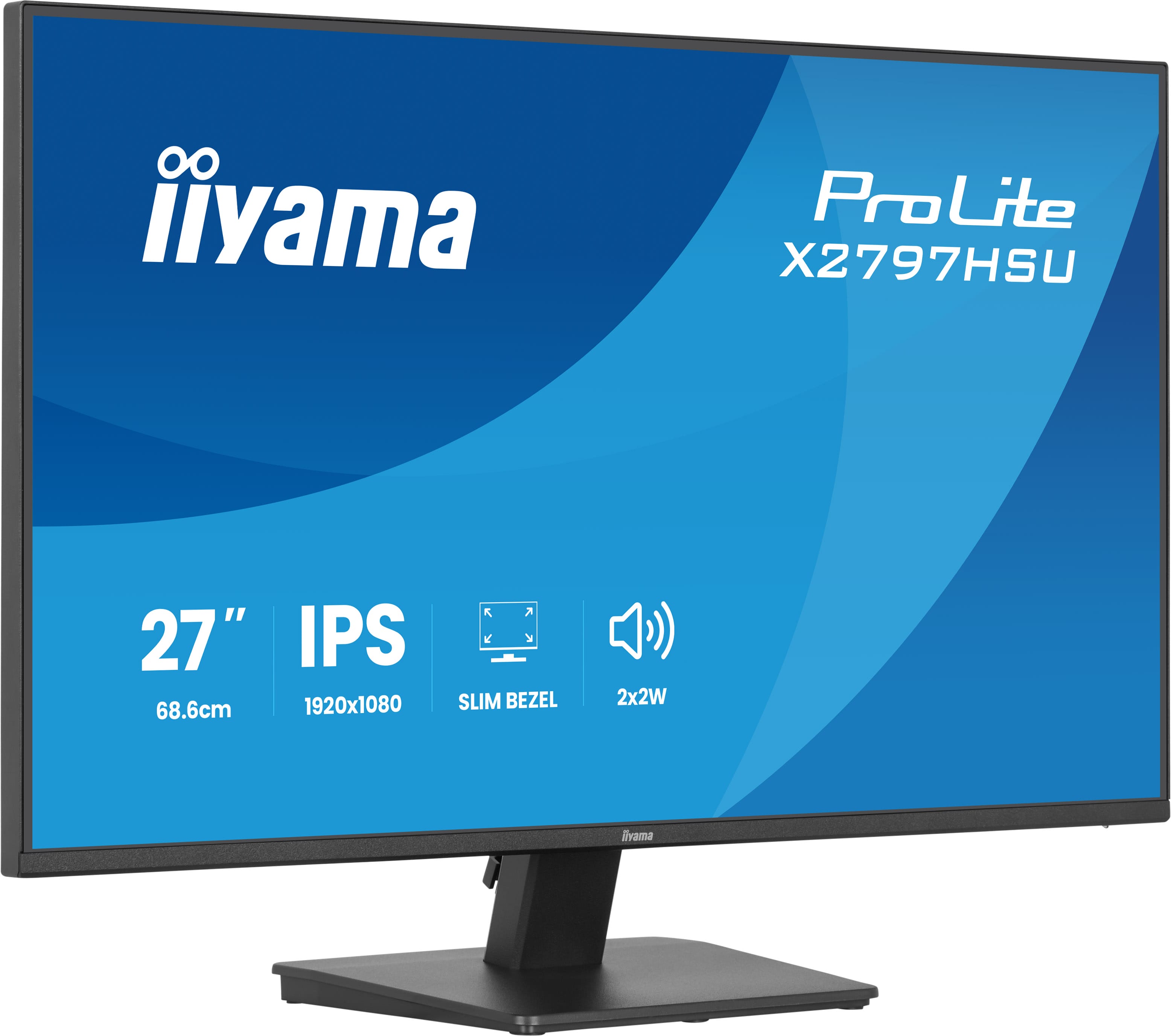 Iiyama ProLite X2797HSU-B1 | 27" IPS Monitor mit 120 Hz, USB-Hub, Lautsprechern & Augenkomfort