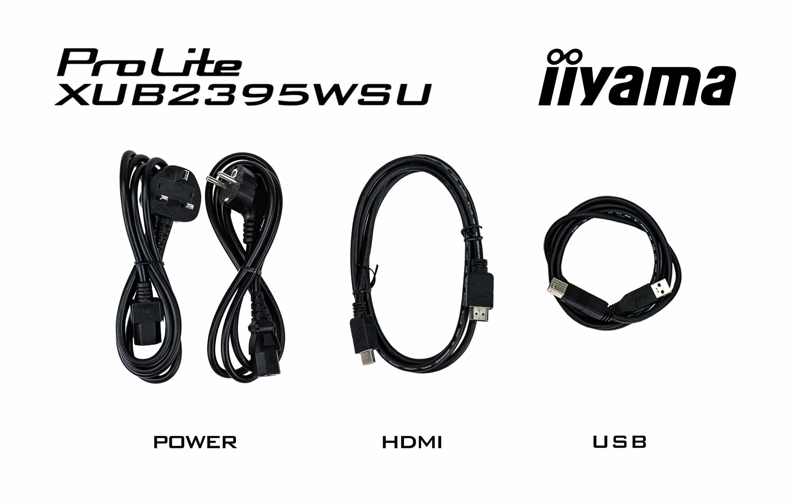 Iiyama ProLite XUB2395WSU-B5 | 22,5" Monitor mit IPS-Panel-Technologie, einer Auflösung von 1920 x 1200 und einem höhenverstellbaren Standfuß Iiyama ProLite XUB2395WSU-B5 | 22,5" Monitor mit IPS-Panel-Technologie, einer Auflösung von 1920 x 1200 und einem höhenverstellbaren Standfuß