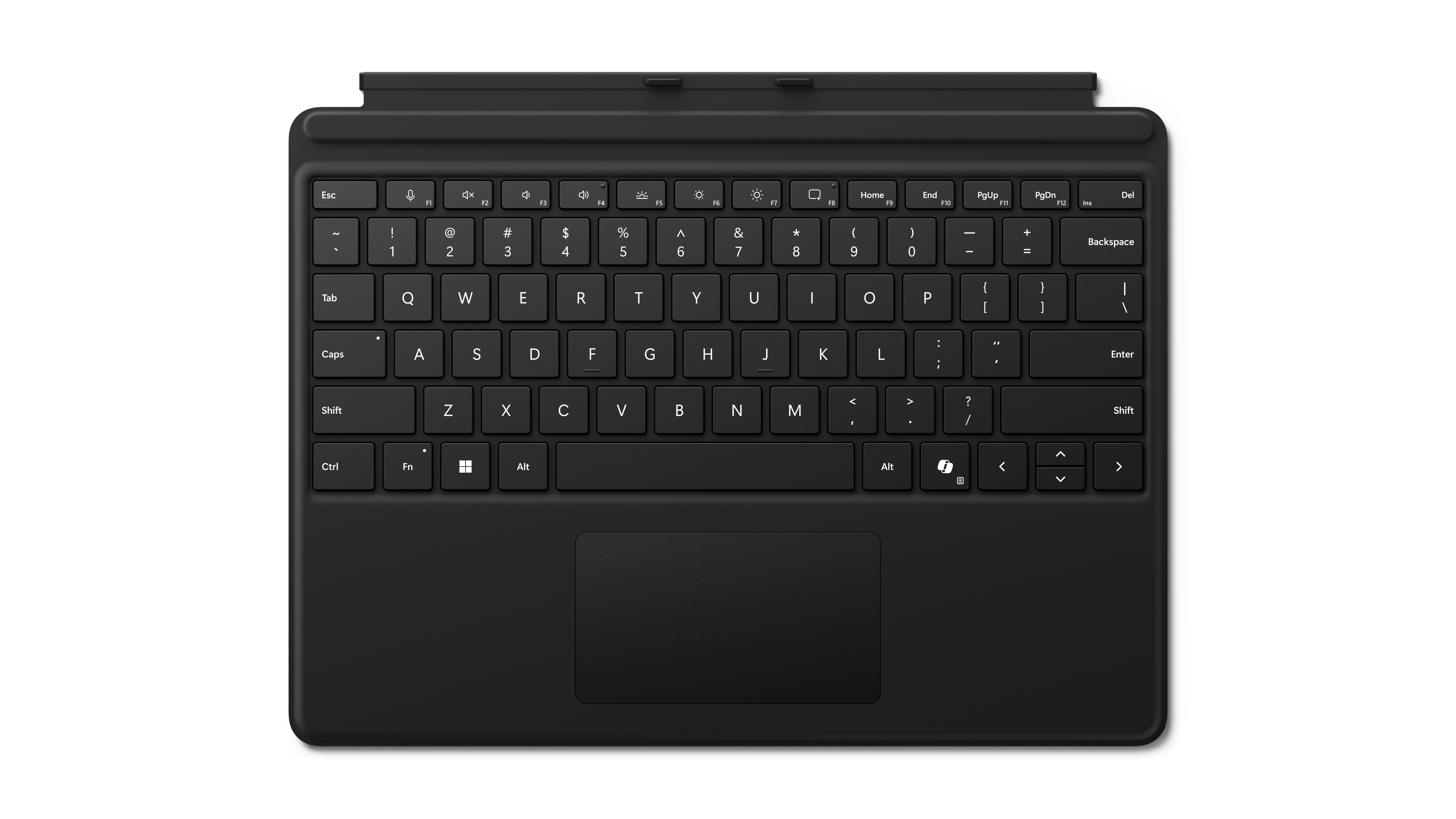 Microsoft Surface Pro Signature Keyboard ohne Stifthalterung | Schwarz