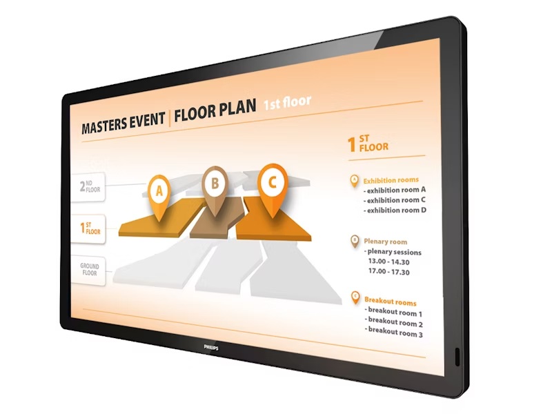 Philips 32BDL3651T – 32″ Full HD Touch Display für interaktive Digital Signage Anwendungen