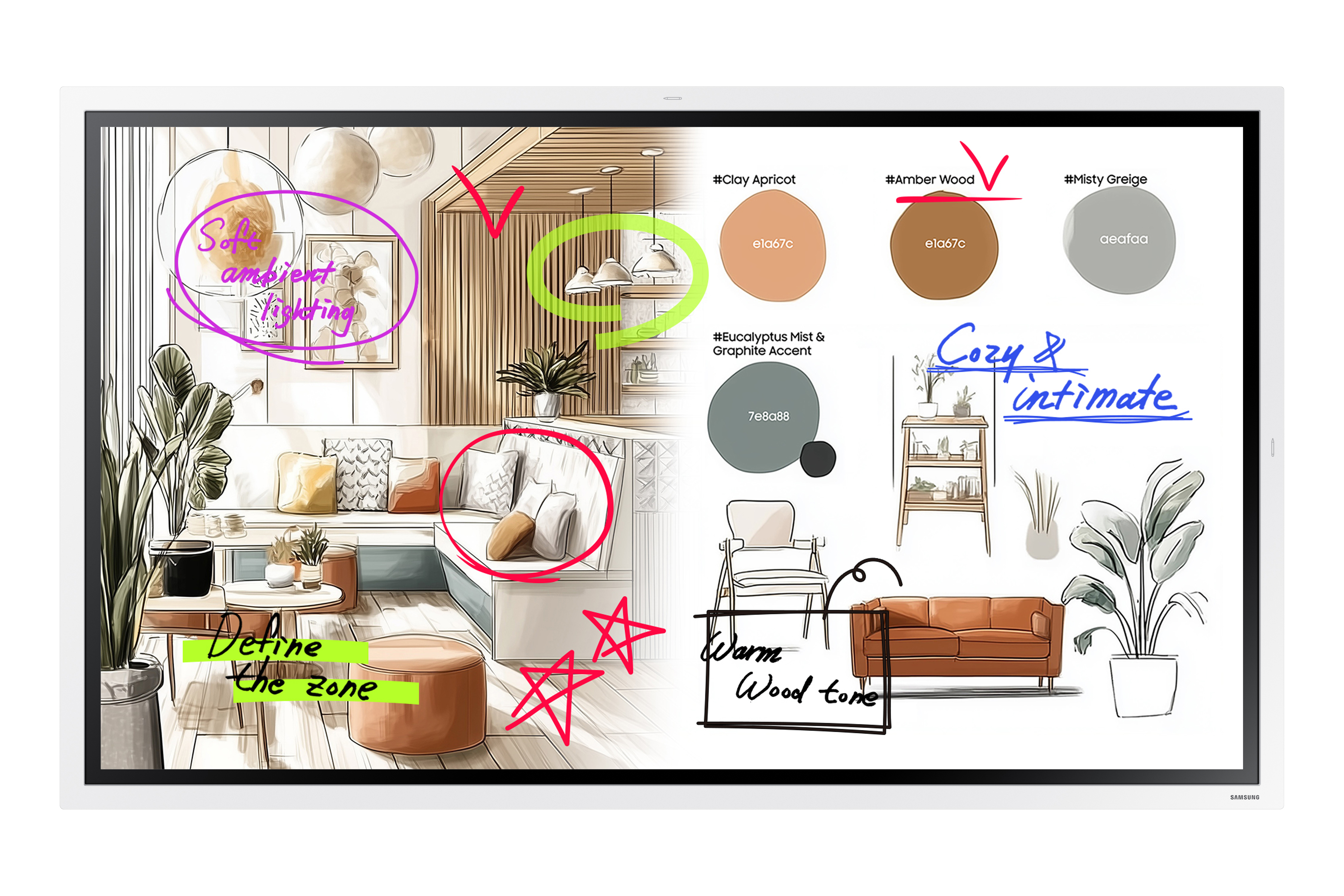  Samsung FLIP WM55FX | 55 Zoll | 4K UHD | Whiteboard Display
