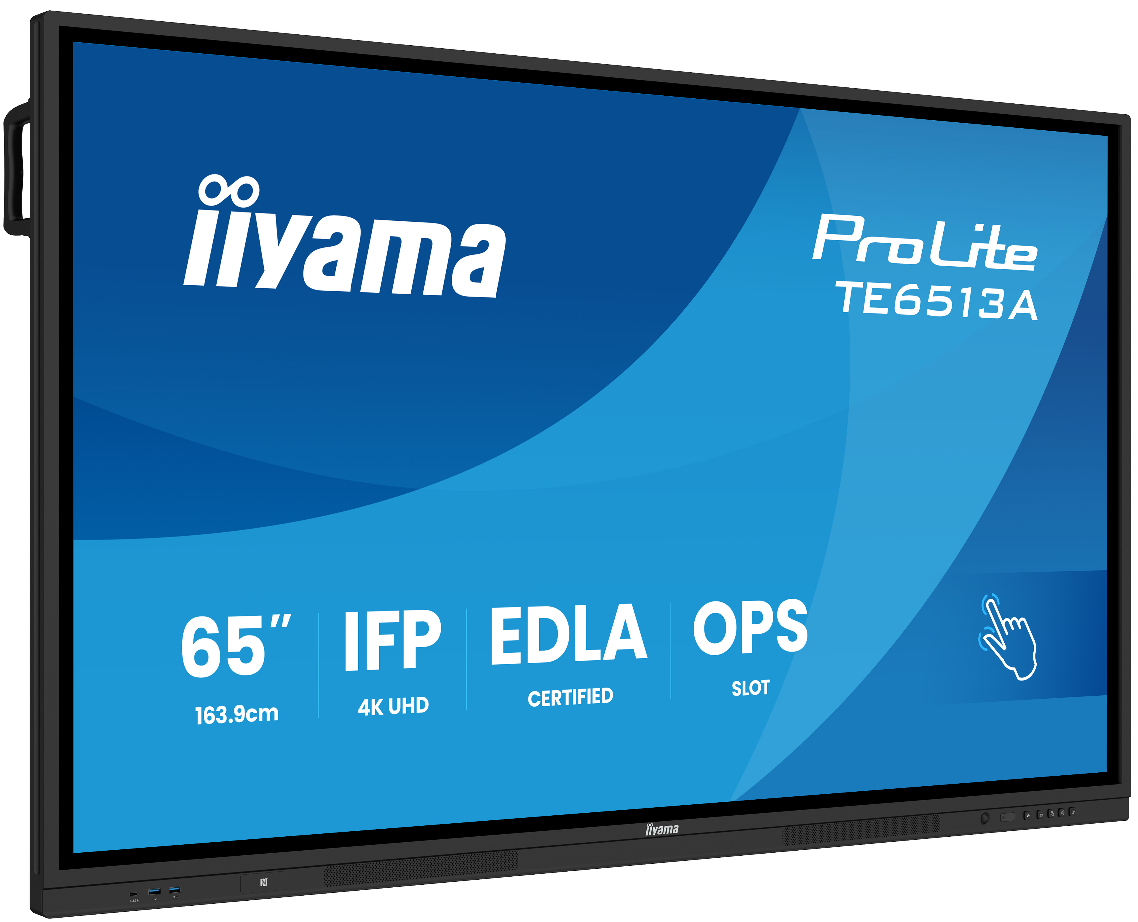 Iiyama ProLite TE6513A-B3AG | 65" | 4K UHD | Whiteboard Display