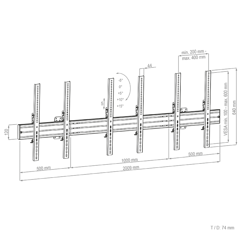 Hagor CPS Menuboard W3P 46 – 65″ comPROnents Komplettlösung