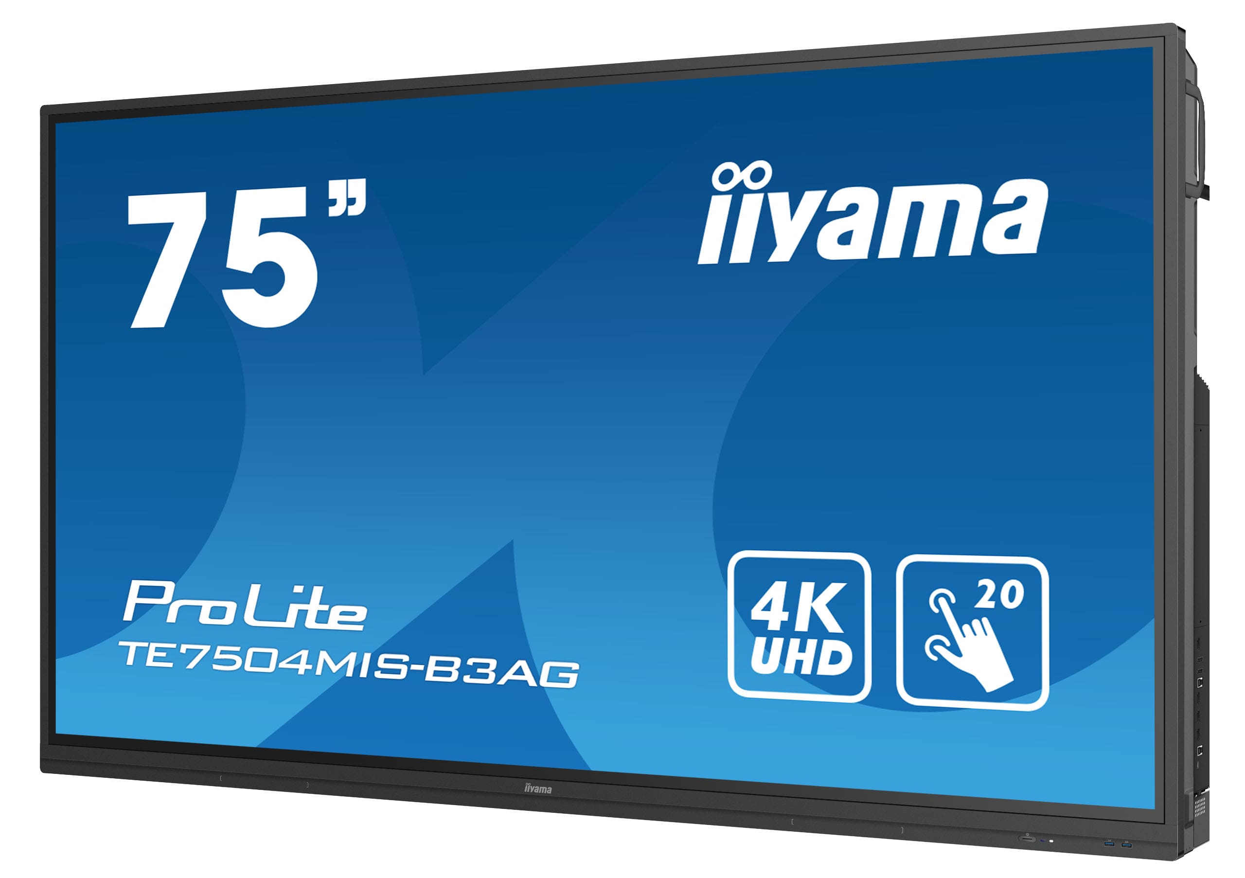 Iiyama ProLite TE7504MIS-B3AG | 75" | LCD Touchscreen-Display mit 4K-Auflösung und integrierter Whiteboard-Software