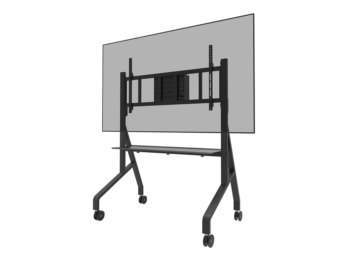 Neomounts FL50-575BL1 TV-Trolley 65-110" - schnelle Installation - TÜV