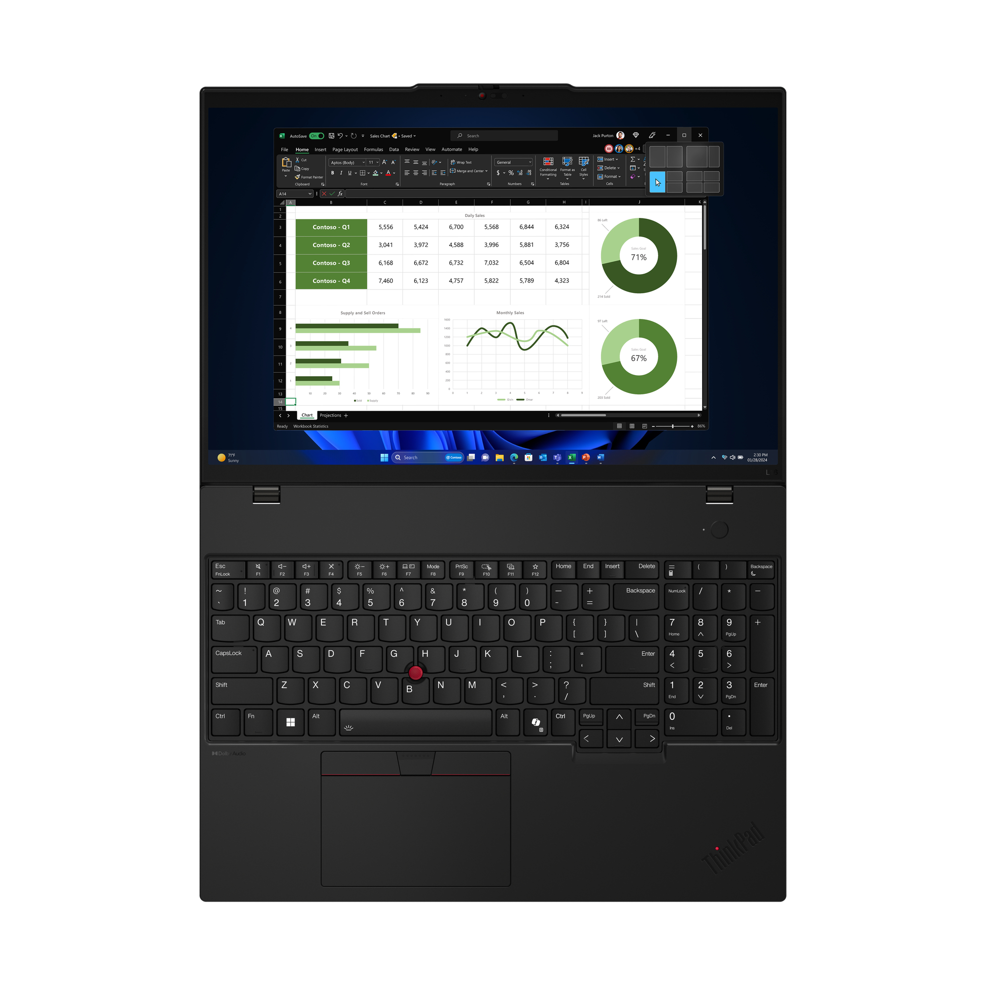 Lenovo ThinkPad L-Serie | L16 G1 | 16.0" WUXGA | Ultra 7 155U | 32GB RAM | 1TB SSD | Win 11 Pro