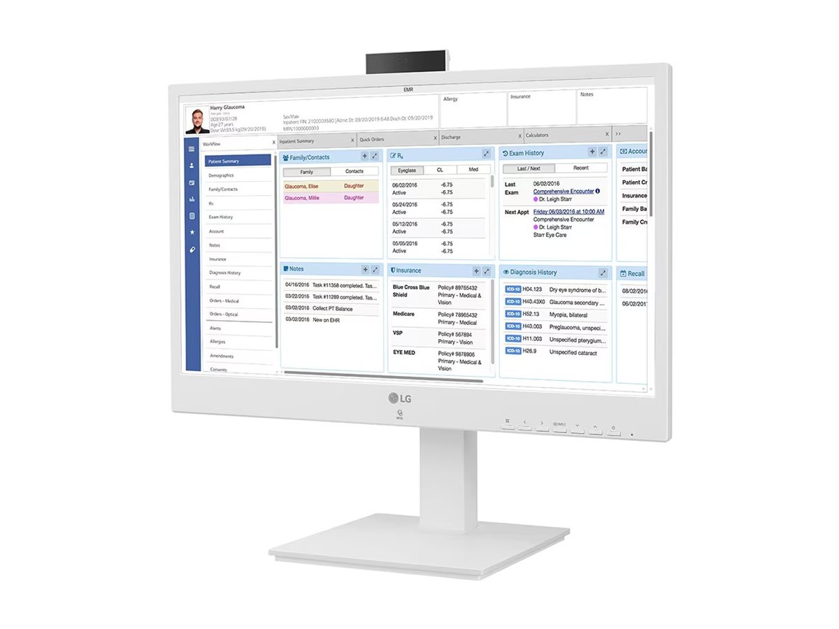 LG All-in-One Thin Client 24CR670N-6P | 24" | Intel Celeron N5105 | 8 GB RAM | 256 GB SSD | Webcam