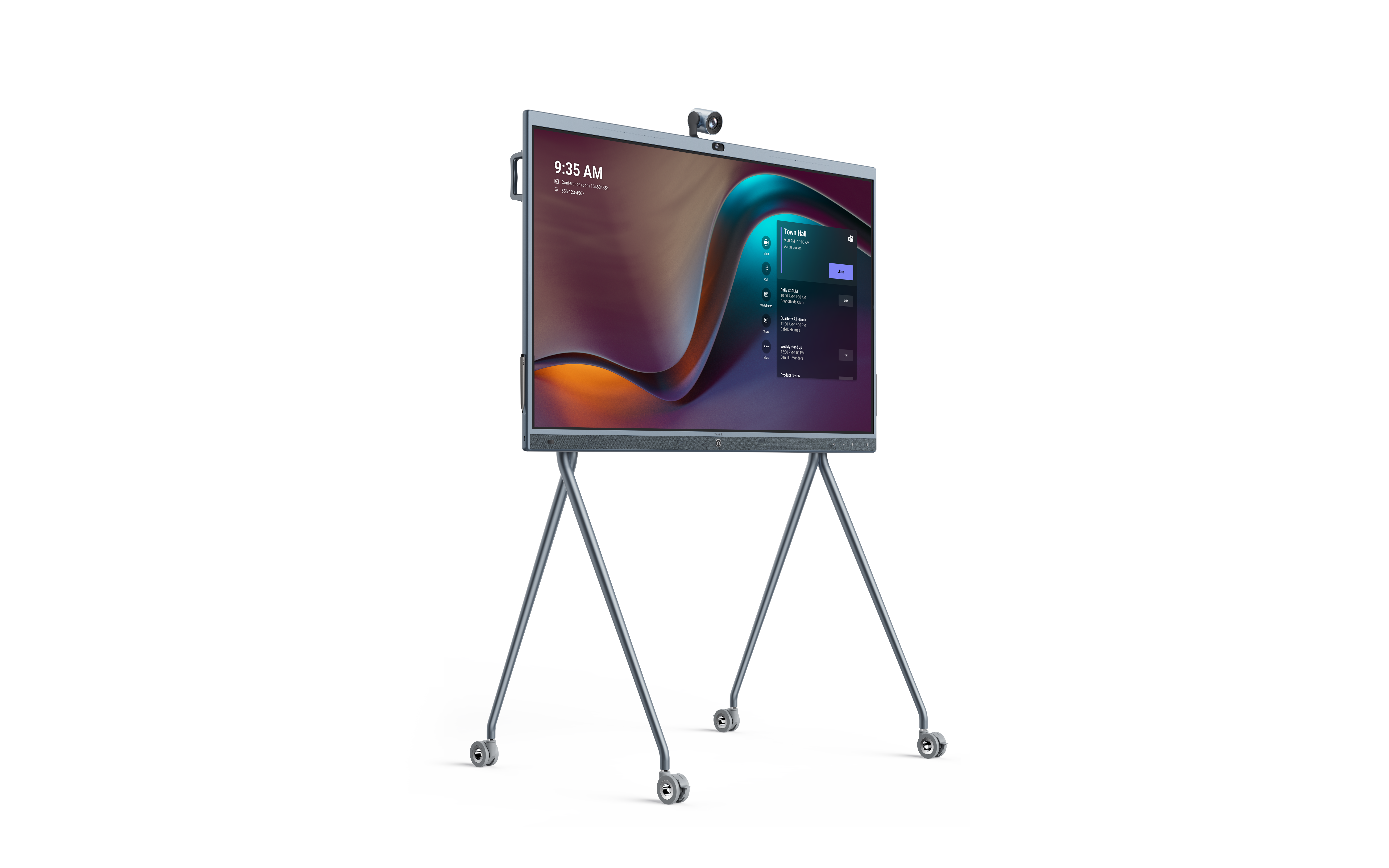 Yealink MB-FloorStand-650 | Rollwagen für MeetingBoard MB65-A001