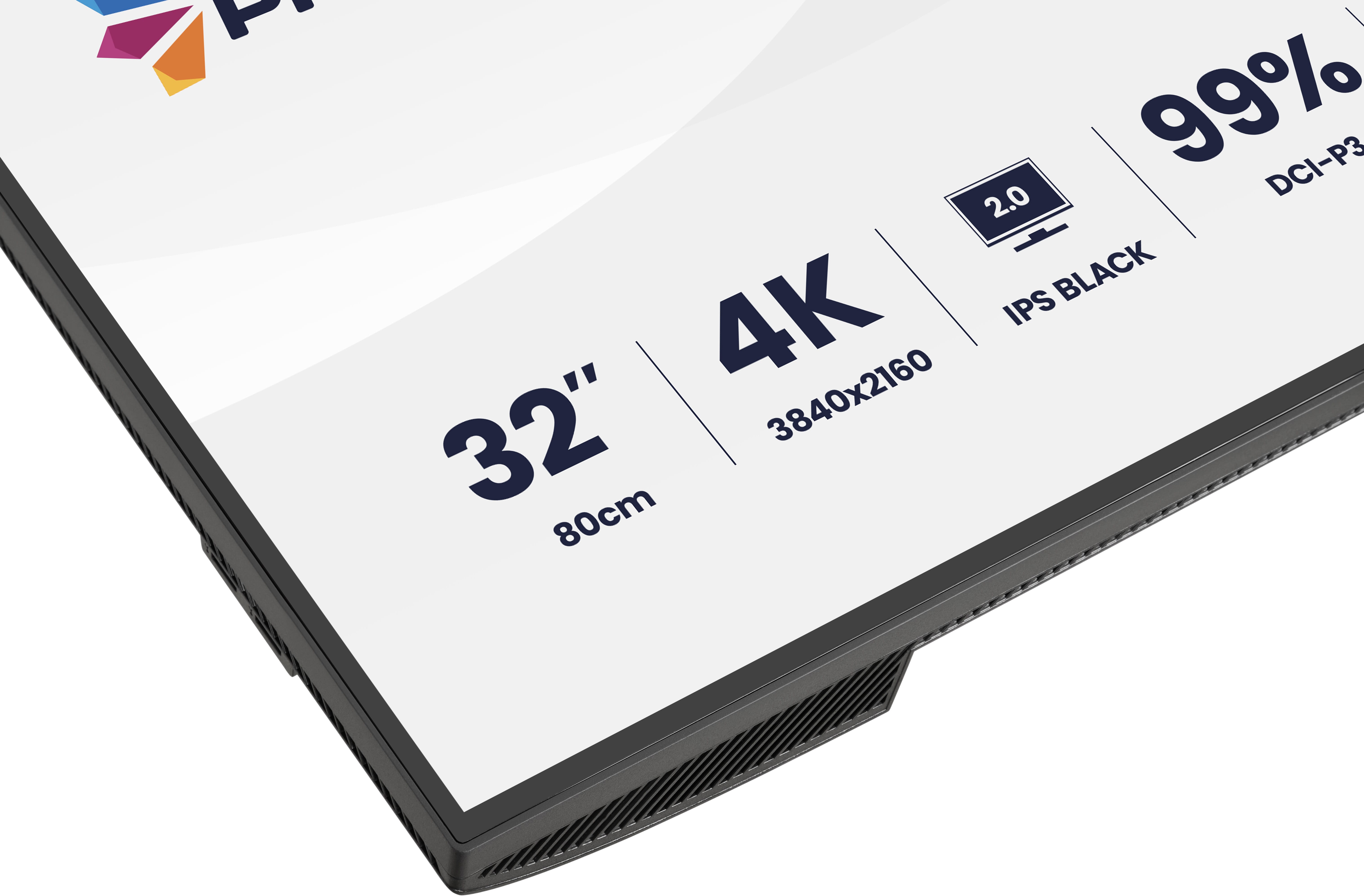 Iiyama ProGraphic HB3201UHSNP-B1 | 32" 4K Kreativmonitor – maximale Farbtreue, IPS Black 2.0, USB-C & KVM