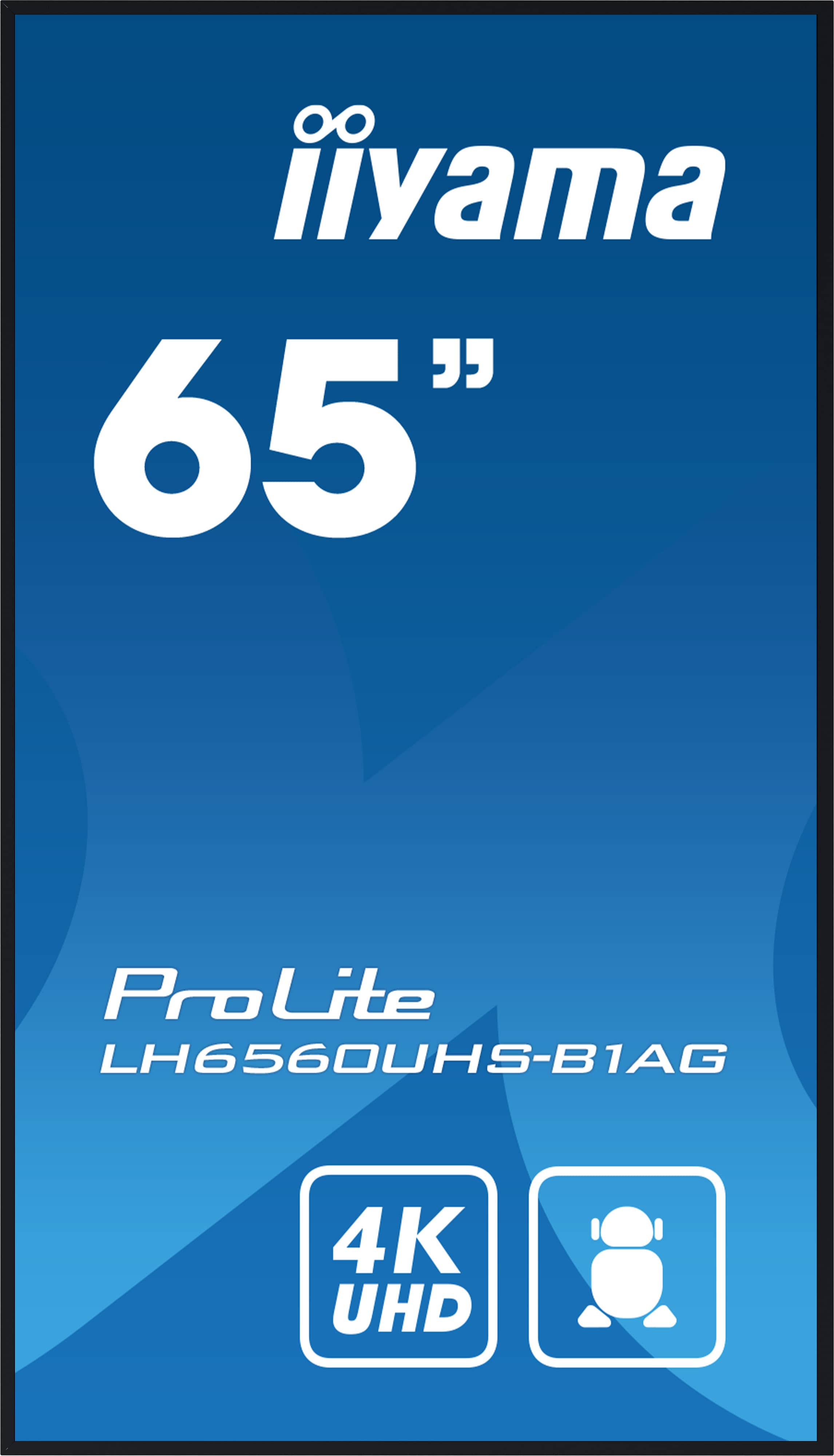 Iiyama ProLite LH6560UHS-B1AG | 65" | 4K | professionelles Digital-Signage-Display