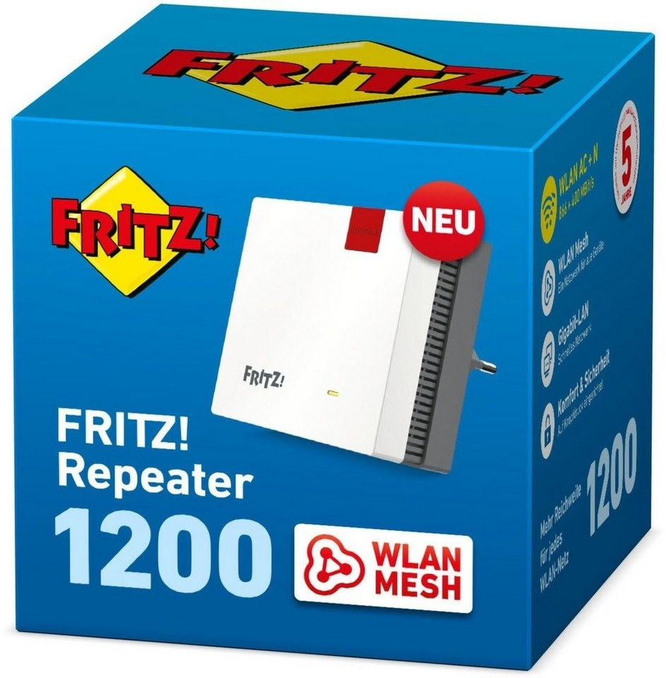 AVM FRITZ! Repeater 1200 Wi-Fi-Range-Extender