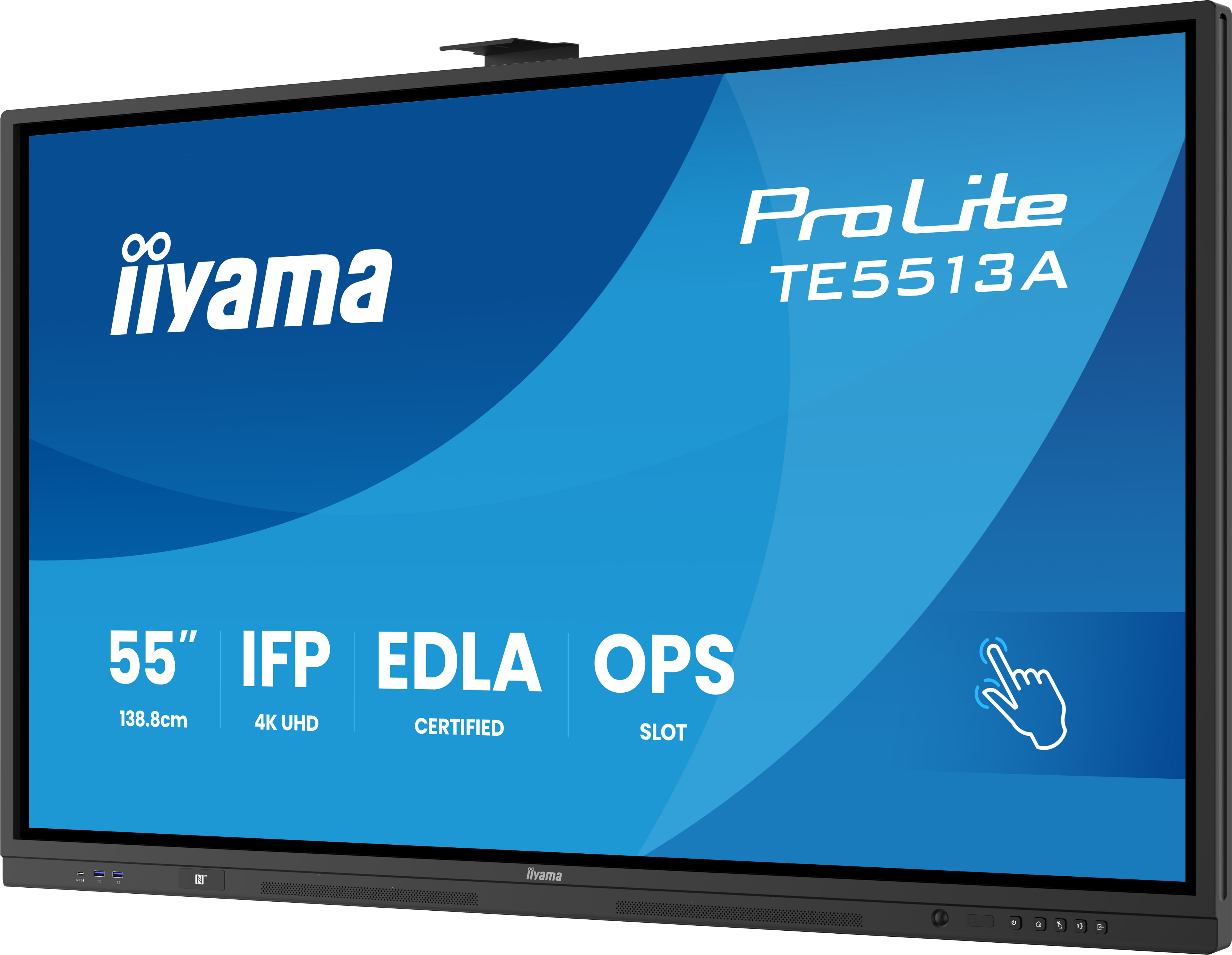 Iiyama ProLite TE5513A-B3AG | 55" | 4K UHD | Whiteboard Display