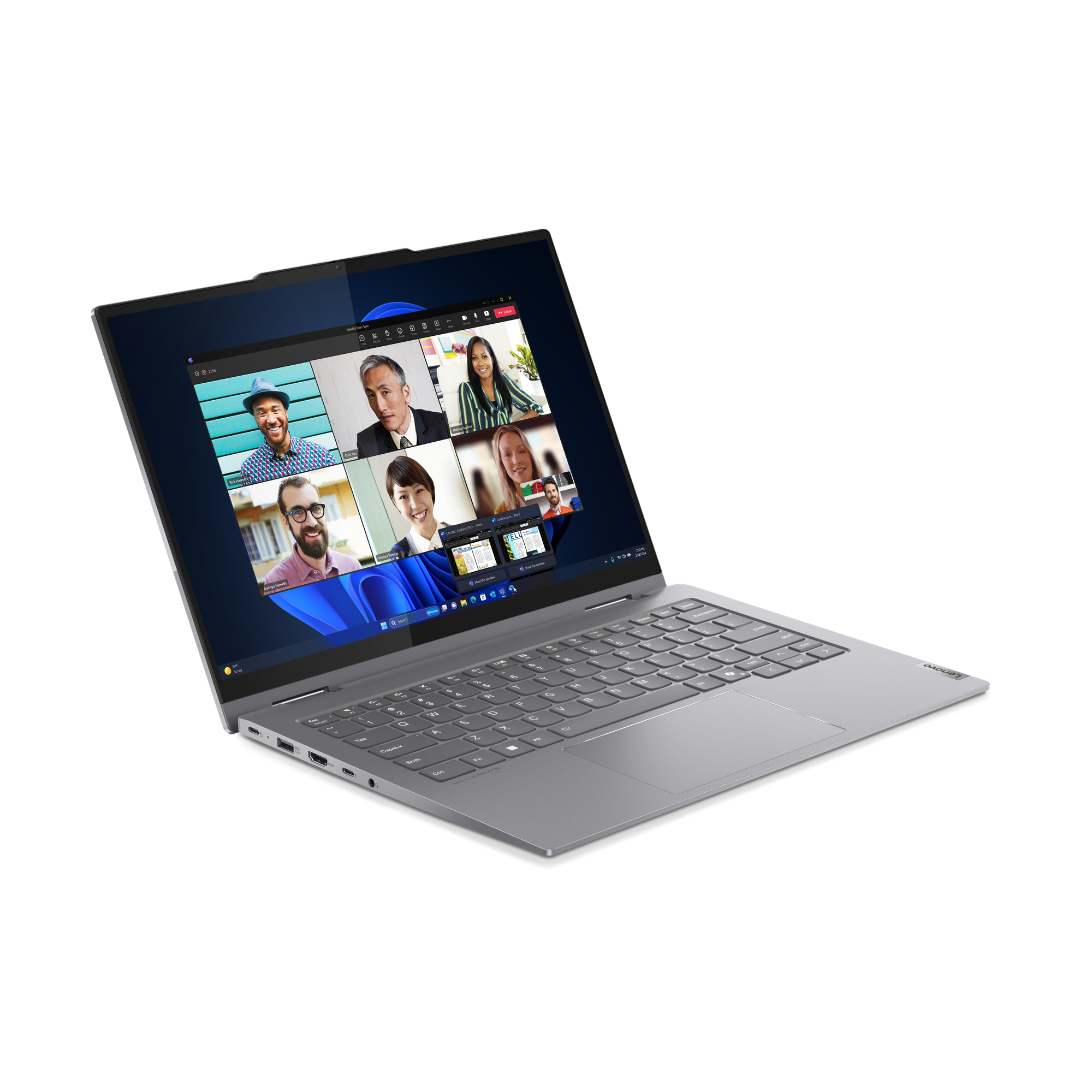 Lenovo ThinkBook-Serie | 14 2-in-1 G4 | 14.0" WUXGA | Ultra 7 155U | 32GB RAM | 1TB SSD | Win 11 Pro