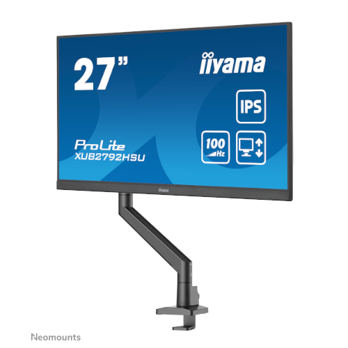 Iiyama ProLite XUB2792HSU-B6 | 27" + DS70-250BL1 Neomounts Monitor-Tischhalterung