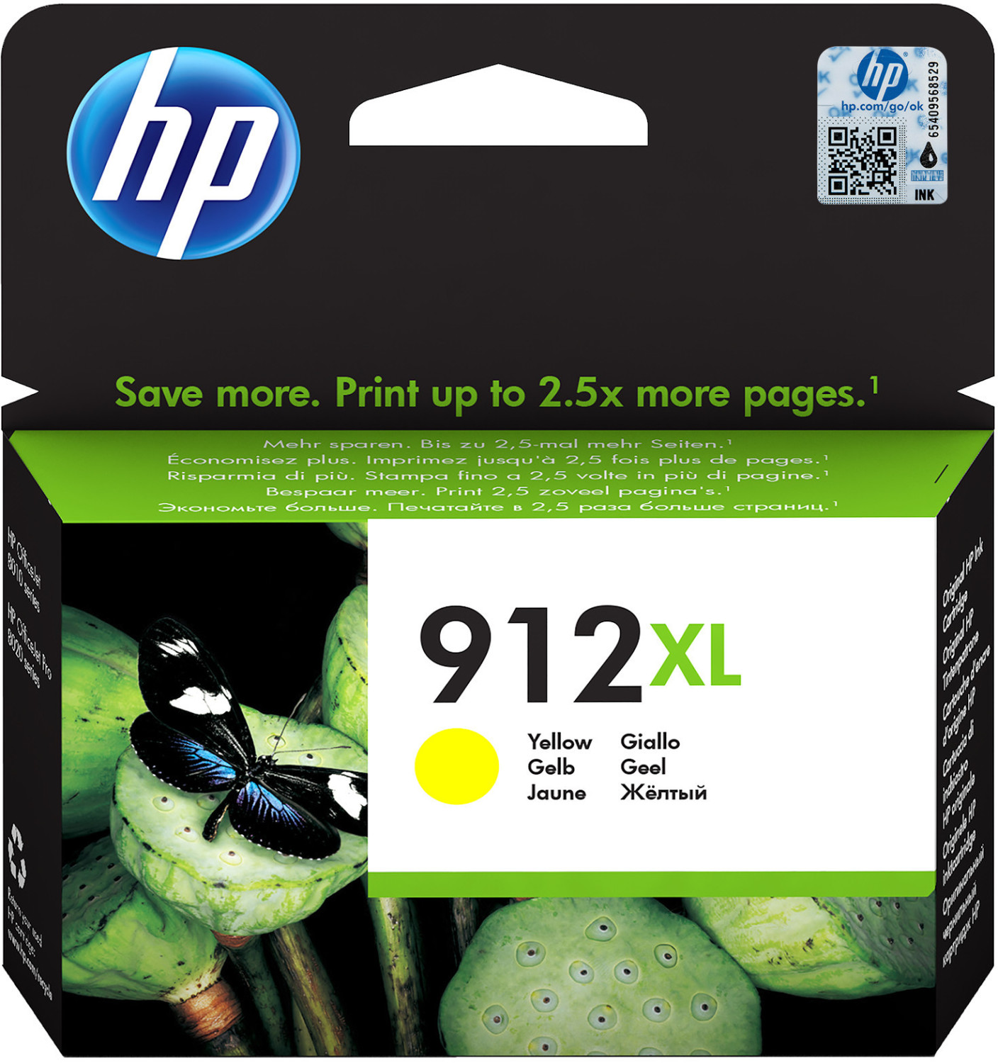 Tinte HP 912XL Gelb 825 Seiten