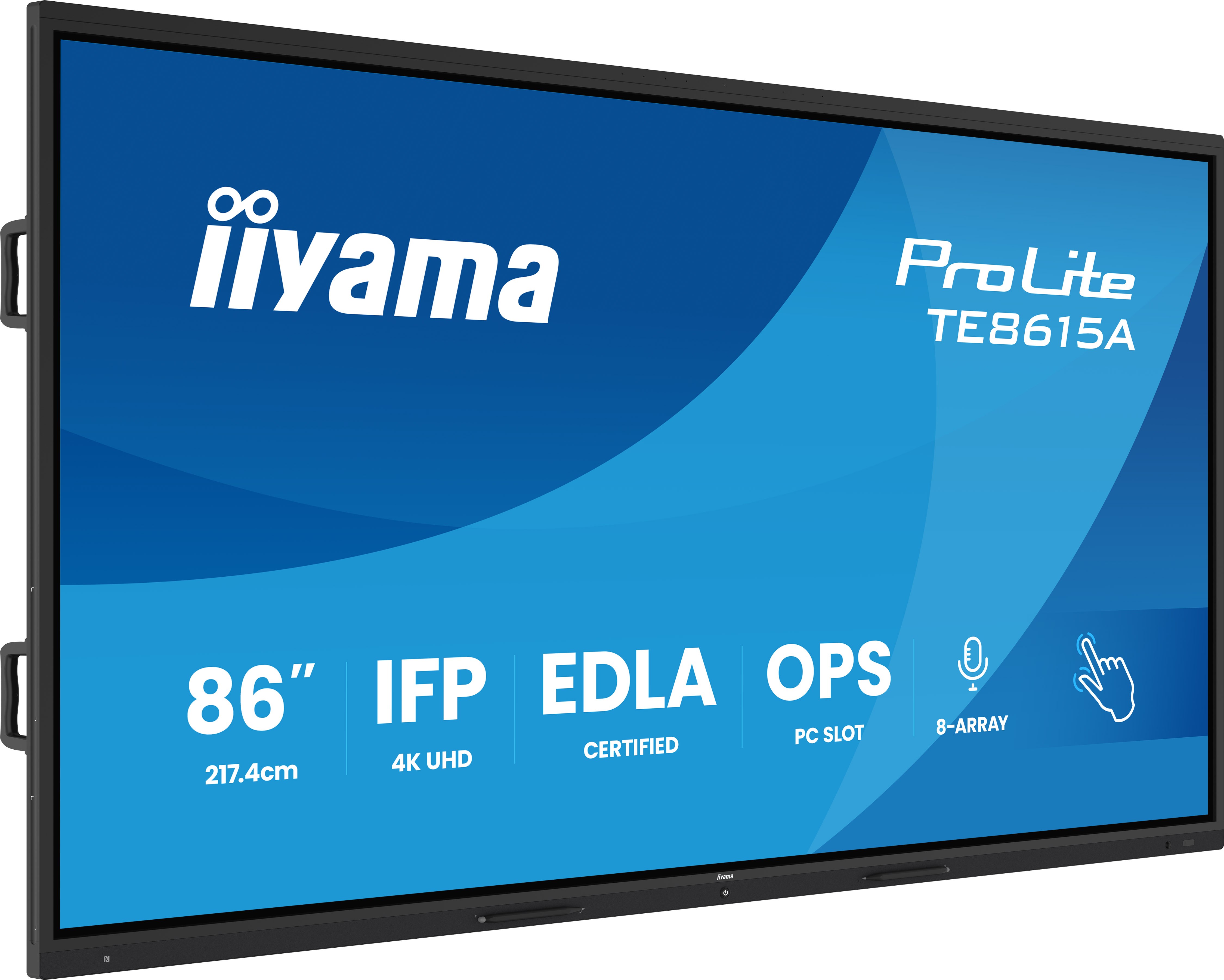 Iiyama ProLite TE8615A-B2AG 86"" – Interaktives 4K Touch Display für moderne Meetings & Zusammenarbeit