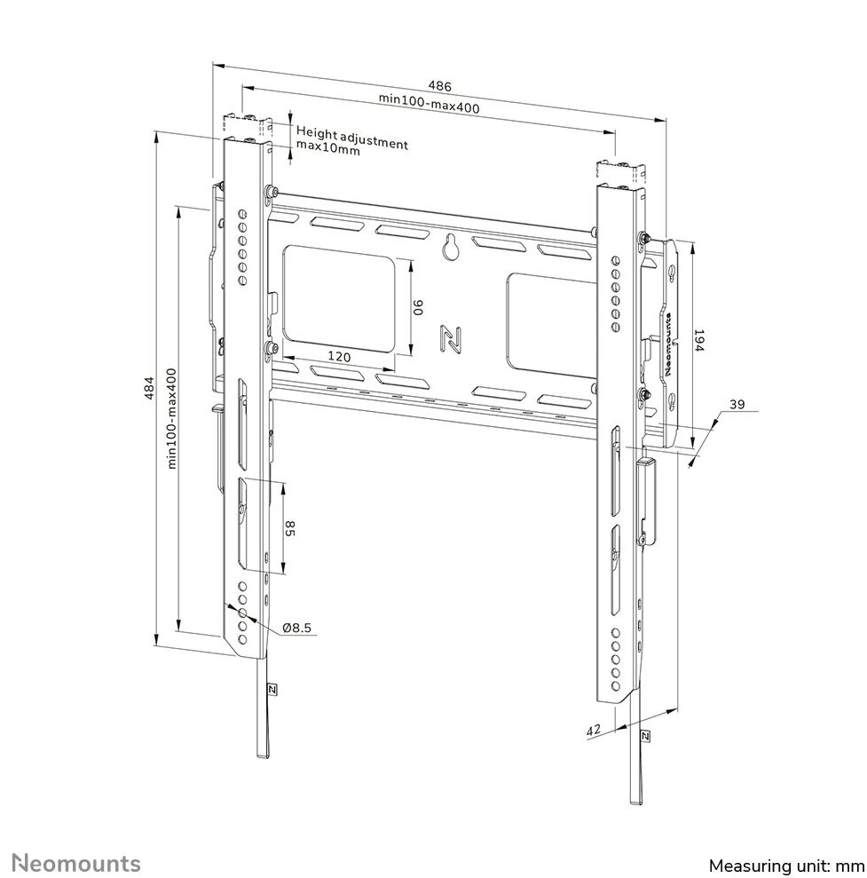 Neomounts WL30-750BL14 | 32" - 75"