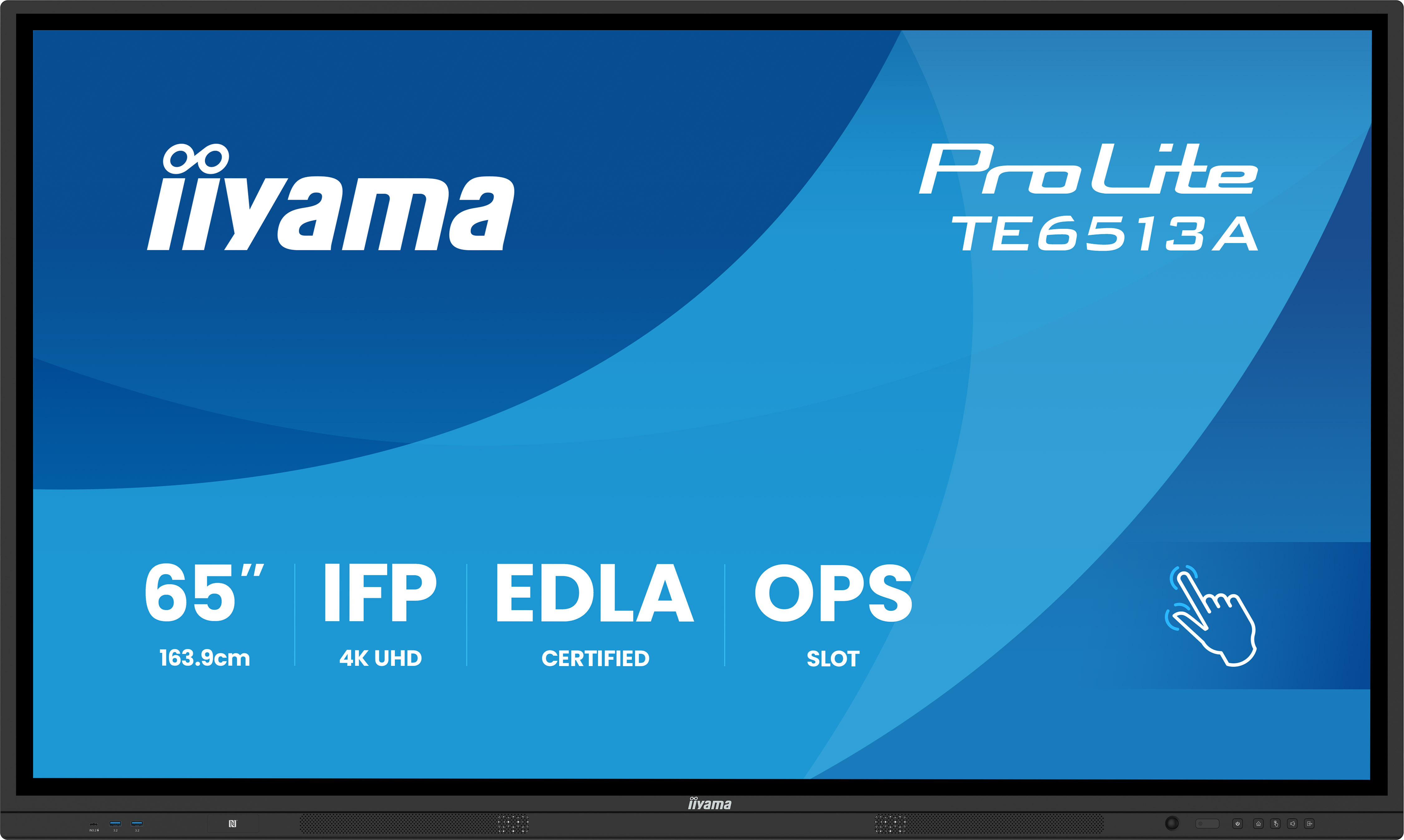 Iiyama ProLite TE6513A-B3AG | 65" | 4K UHD | Whiteboard Display